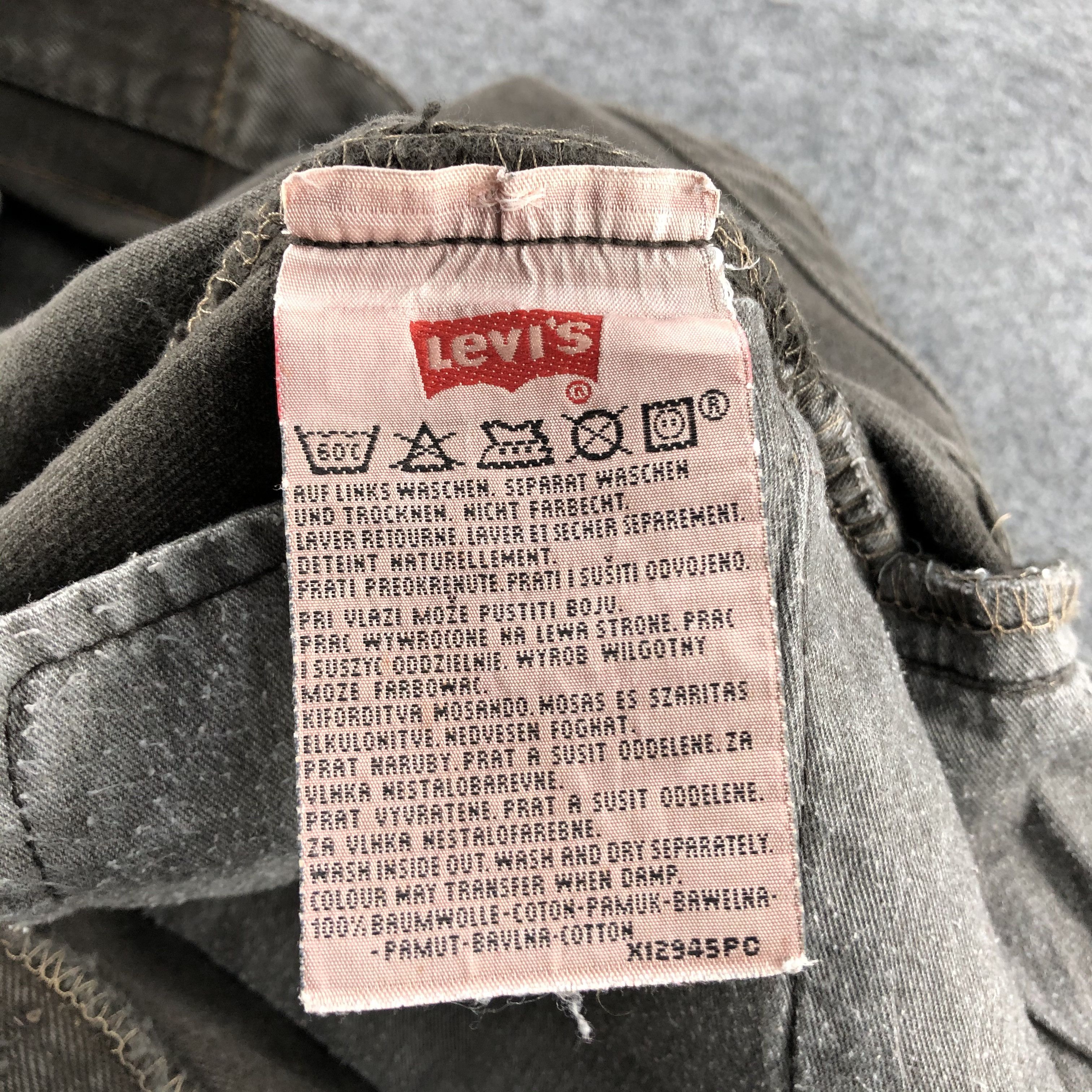 Levi's × Vintage Vintage 90s Faded Black Levis 501 Jeans-JM1493 Size US 35 - 10 Thumbnail
