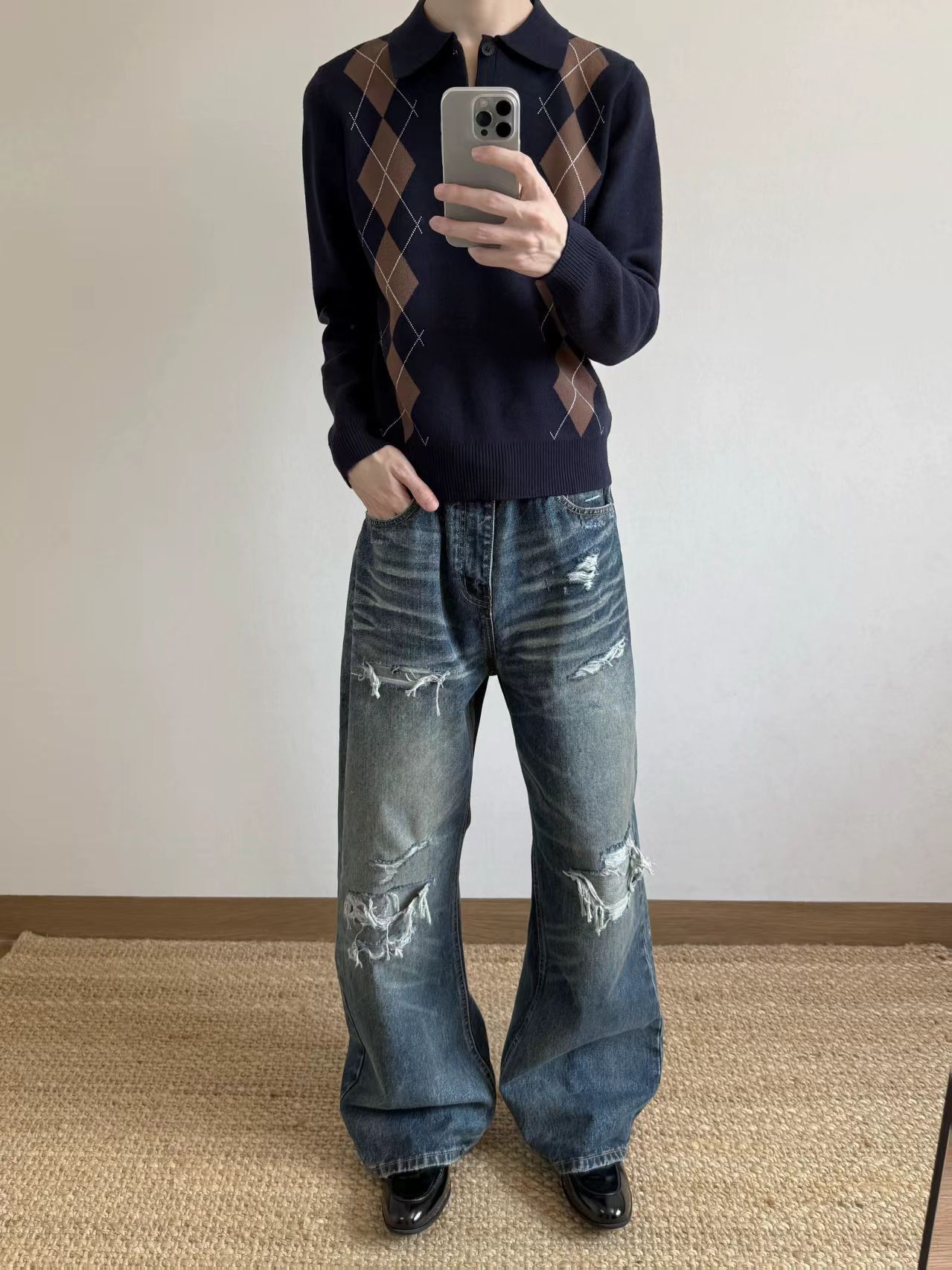 Other Loose-fitting ripped jeans Size US 30 / EU 46 - 5 Thumbnail