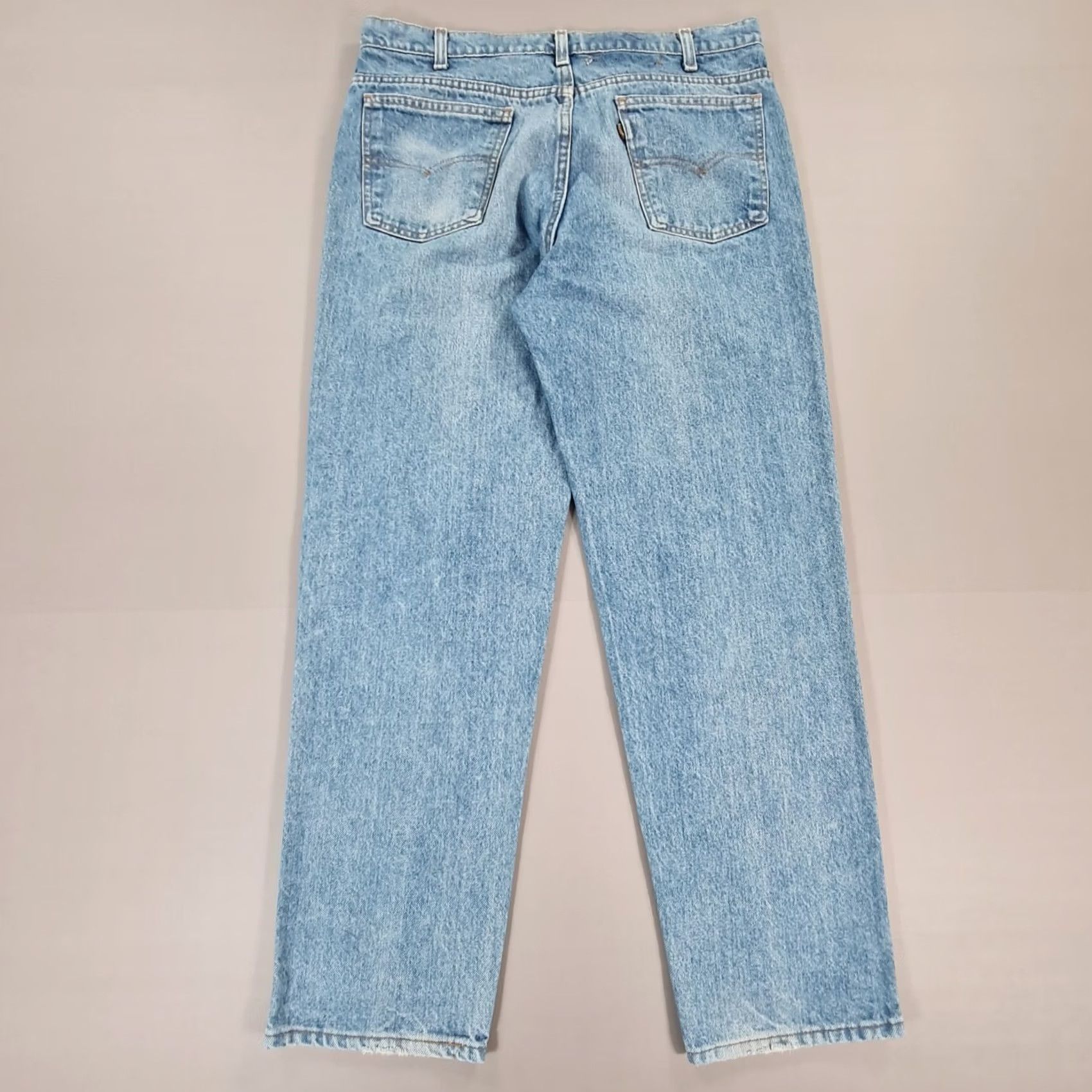 Levi's VINTAGE Levi's 540 Jeans Blue W36 L30 Relaxed Fit Leather Tab USA Made Jeans Mens 90s Size US 36 / EU 52 - 6 Thumbnail