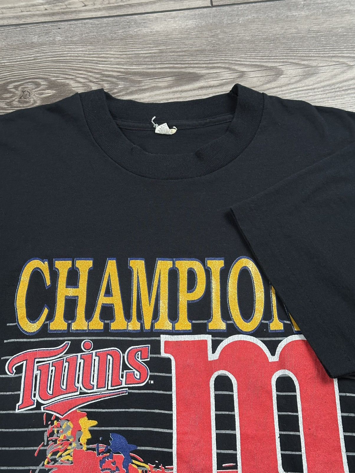 MLB × Vintage Vintage 90’s Minnesota Twins T Shirt Size US L / EU 52-54 / 3 - 3 Thumbnail