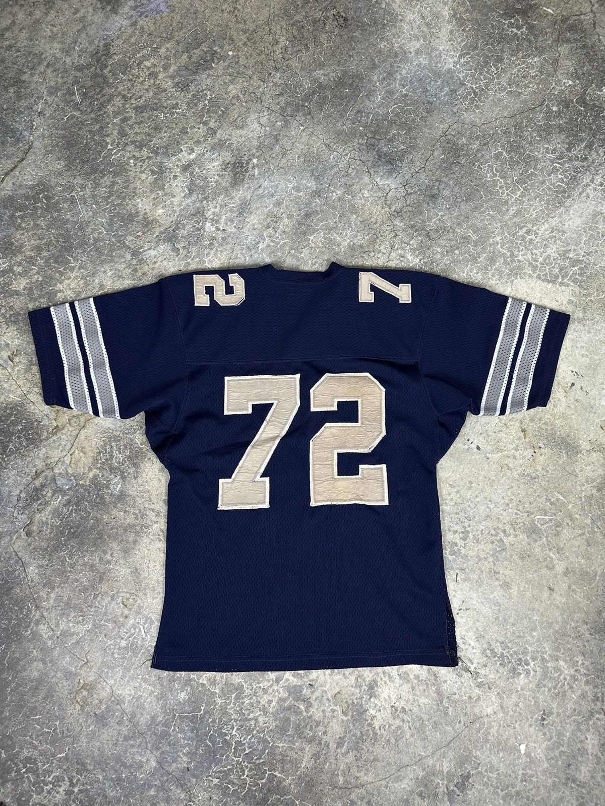 USA製 vintage mesh FOOTBALL numberingTee Vintage Champion Mesh Football Jersey sz Medium Blue Made in