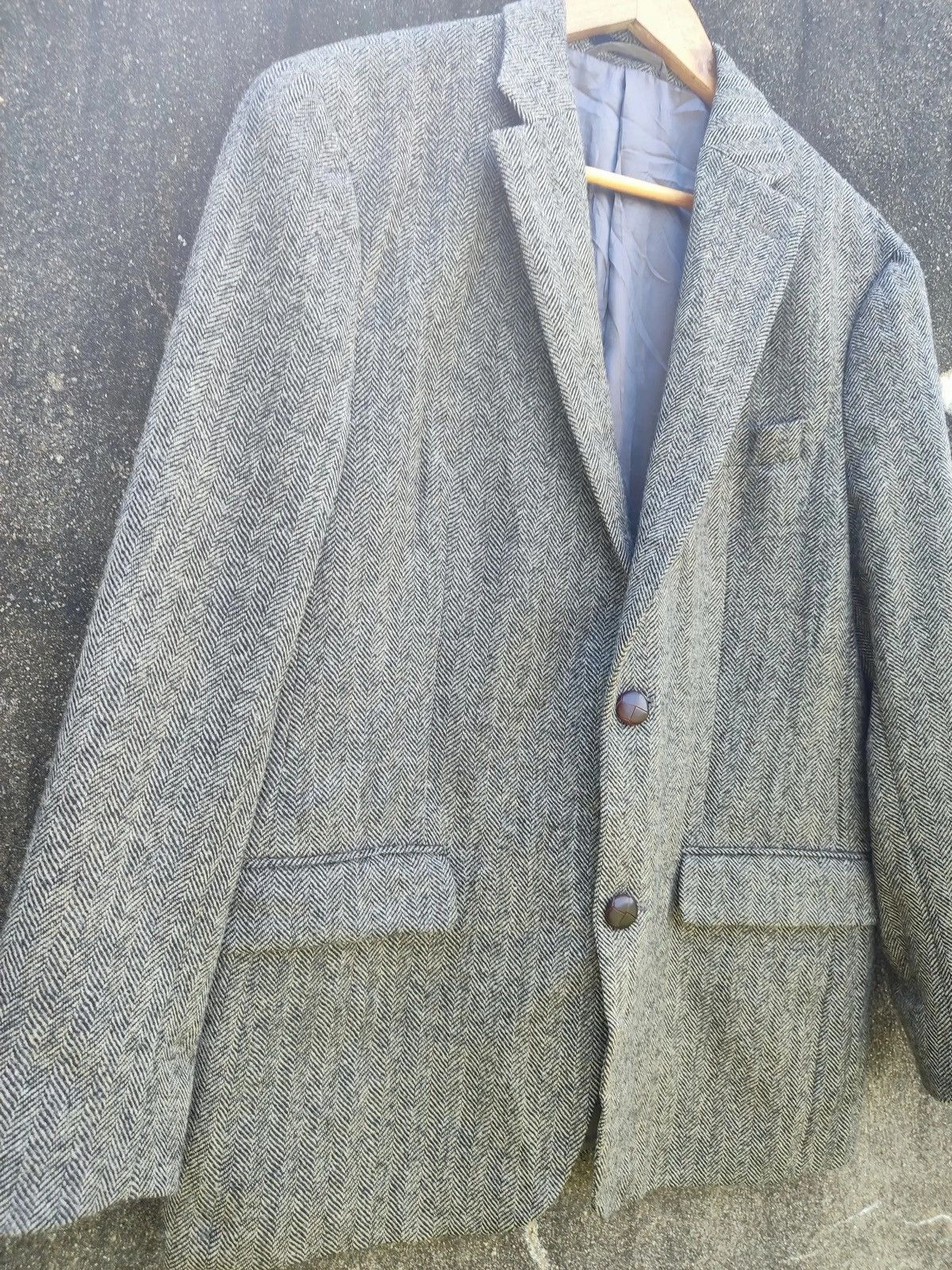 Lauren Ralph Lauren × Ralph Lauren Lauren Ralph Lauren Slim Fit Wool Blazer Classic Herringbone Size 40S - 5 Thumbnail