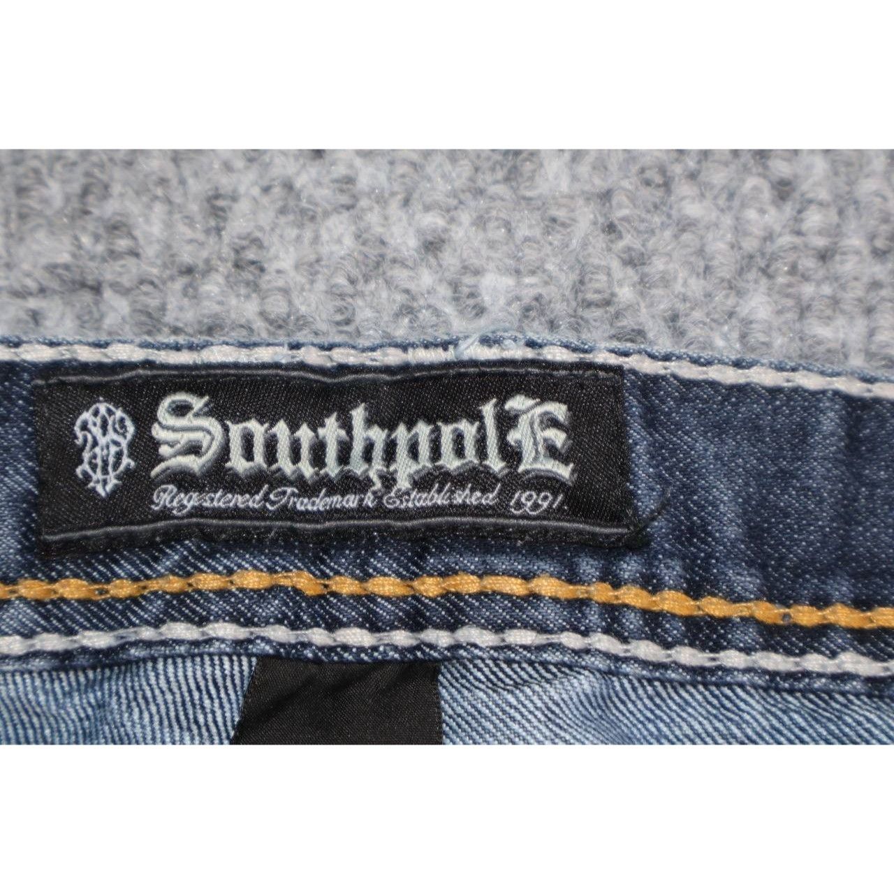 Southpole Faded Blue Southpole Denim Back Pocket Embroidery Size US 32 / EU 48 - 4 Thumbnail