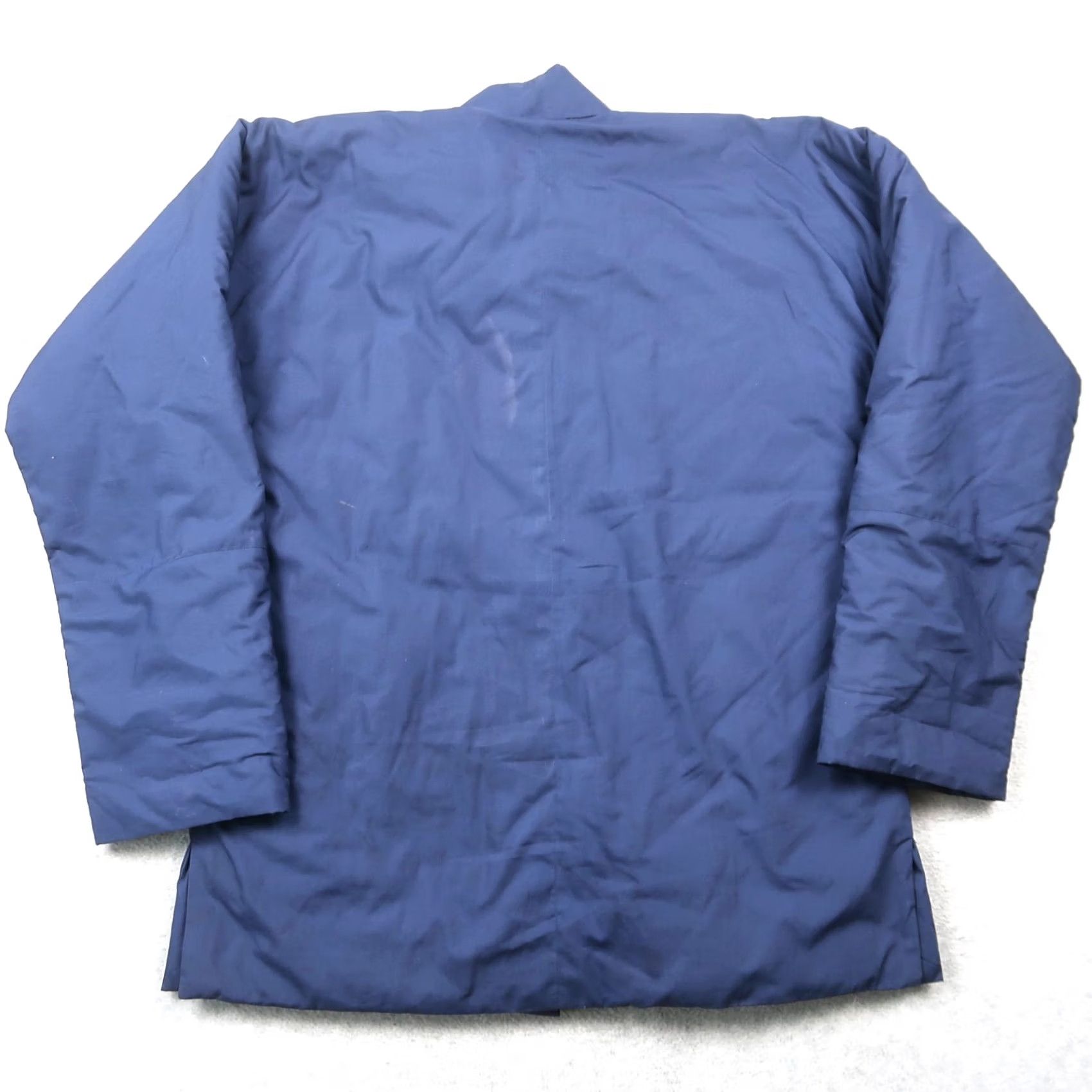 Vintage Vintage Chore Jacket XL Blue Lined Cotton Blend - 80s 90s Workwear, Men, Regular Fit, Button Accents, Solid Pattern, Vintage Brand Size US XL / EU 56 / 4 - 2 Thumbnail