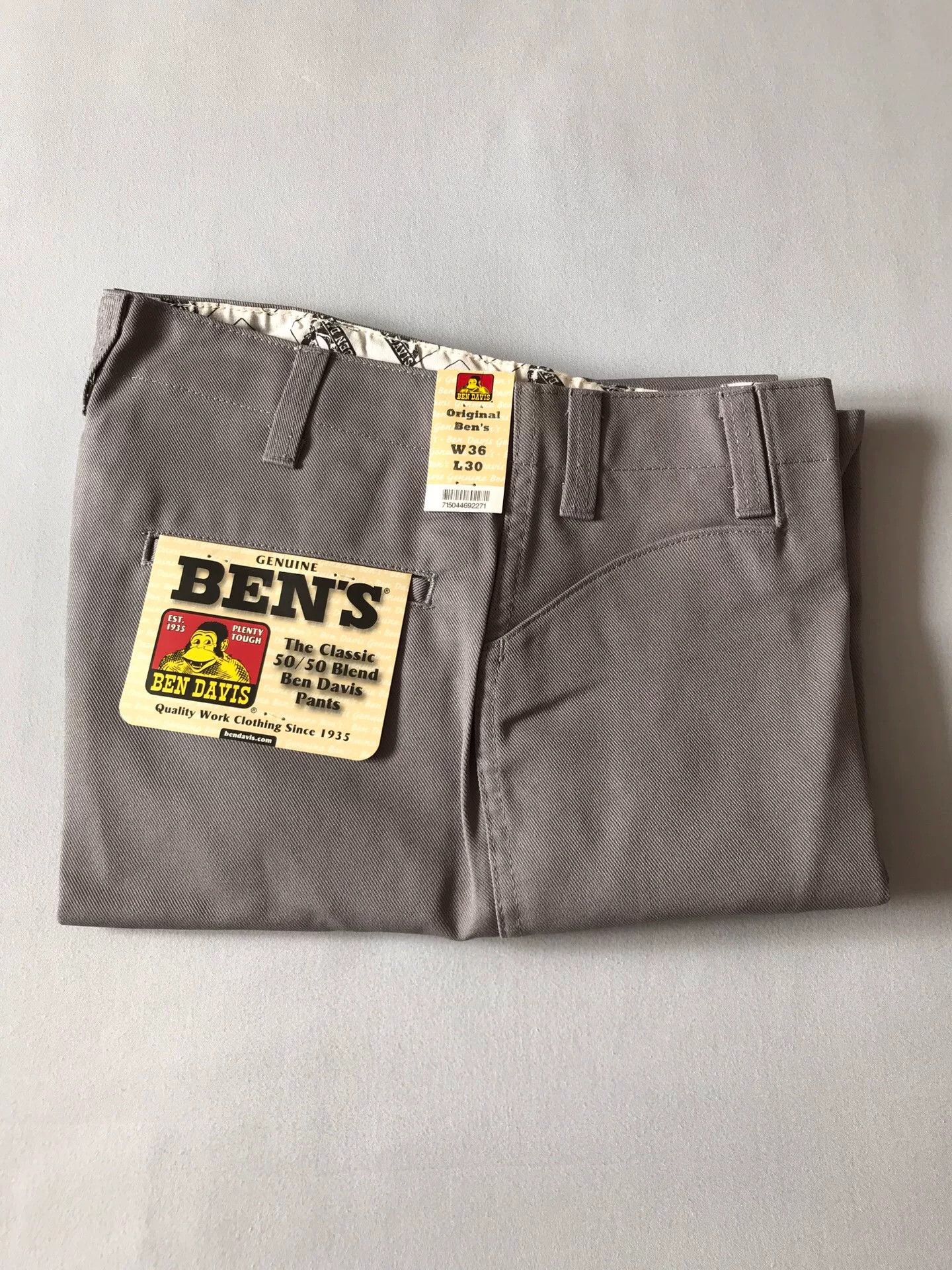 Ben Davis Ben Davis Gray Chino Work Pants W36L30 Size US 36 / EU 52 - 1 Thumbnail