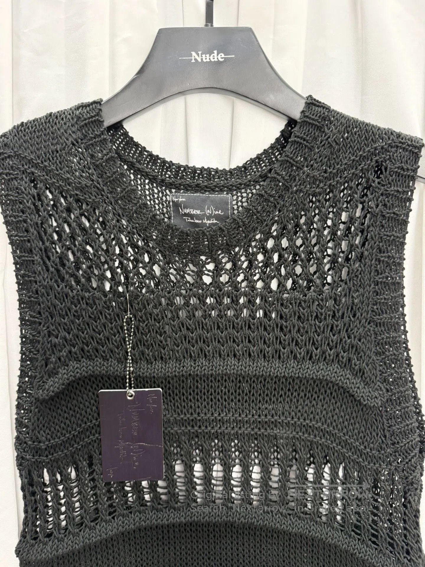 DEN IM by SIKI IM Number (N)ine 04SS Knit Hollow Vest. Size US M / EU 48-50 / 2 - 2 Thumbnail