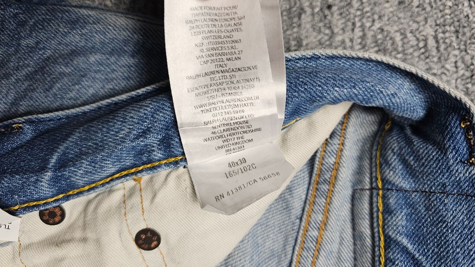 Polo Ralph Lauren Vintage 90s Polo Ralph Lauren Acid Wash Jeans High Rise W40 Size US 40 / EU 56 - 11 Thumbnail