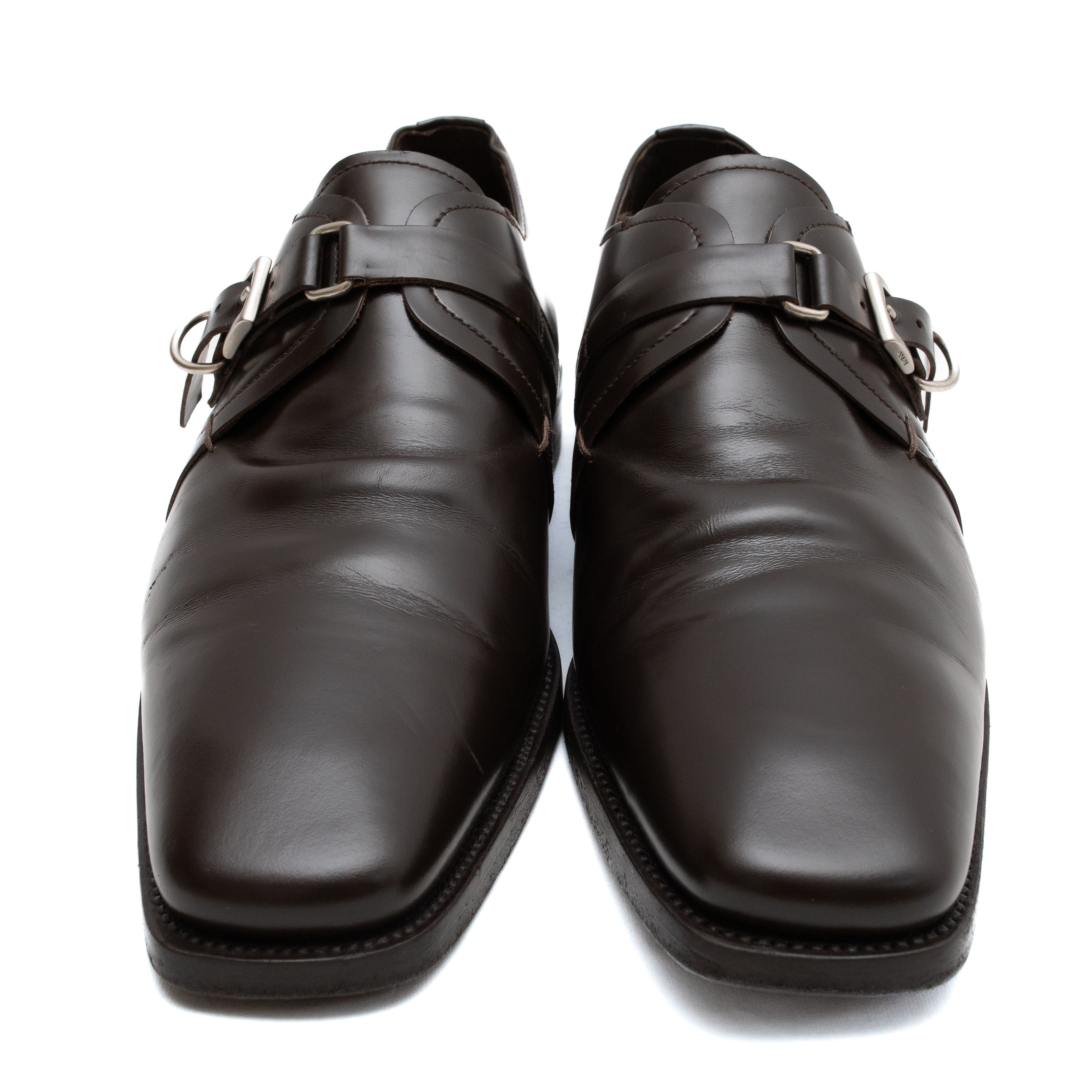 Prada PRADA Mainline 2000s Leather Monks Size US 10.5 / EU 43-44 - 4 Thumbnail