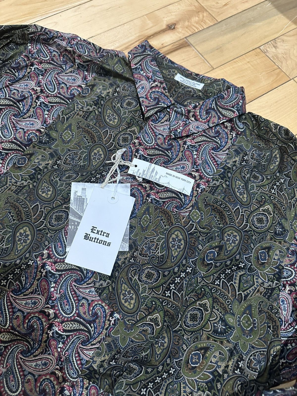 Engineered Garments Patchwork Paisley Long Sleeve Button Up Shirt Size US L / EU 52-54 / 3 - 2 Thumbnail