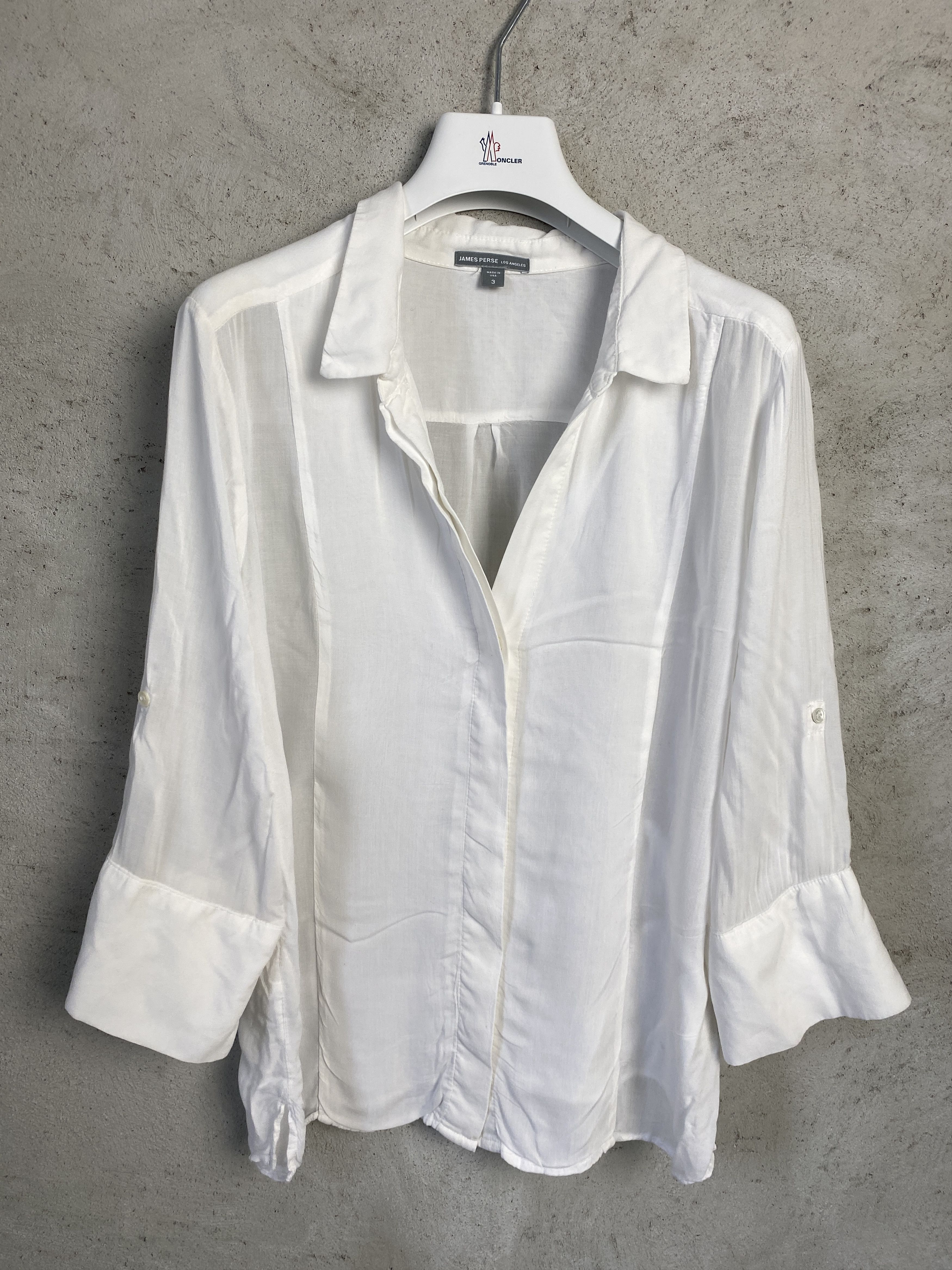James Perse James Perse viscose casual formal shirt Size L / US 10 / IT 46 - 1 Thumbnail