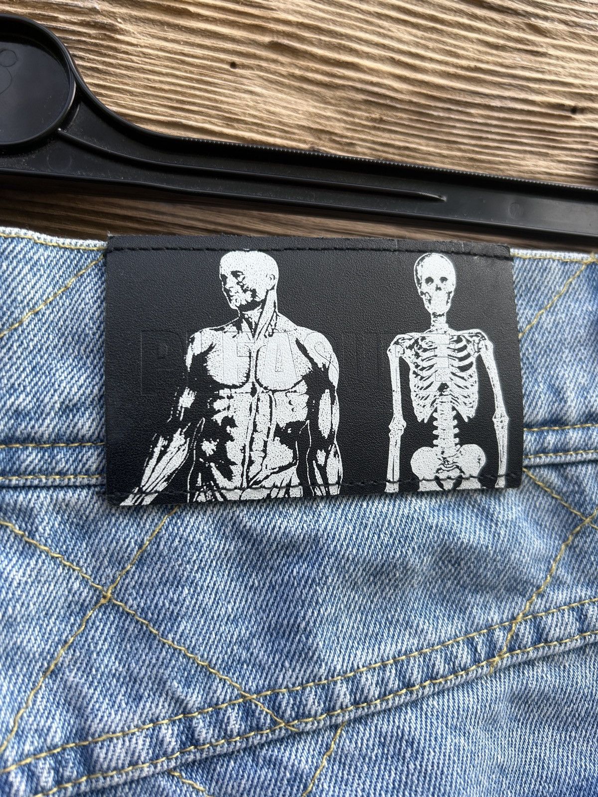 Pleasures Pleasures Felling Denim Washed Jeans In Size 32 Size US 32 / EU 48 - 3 Thumbnail