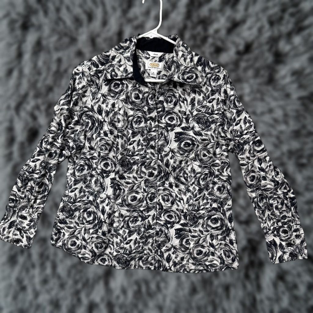 Classic Jean Jacket - Black | Talbots Talbots Jacket Woman Petites X Black Floral Office Chic Classic