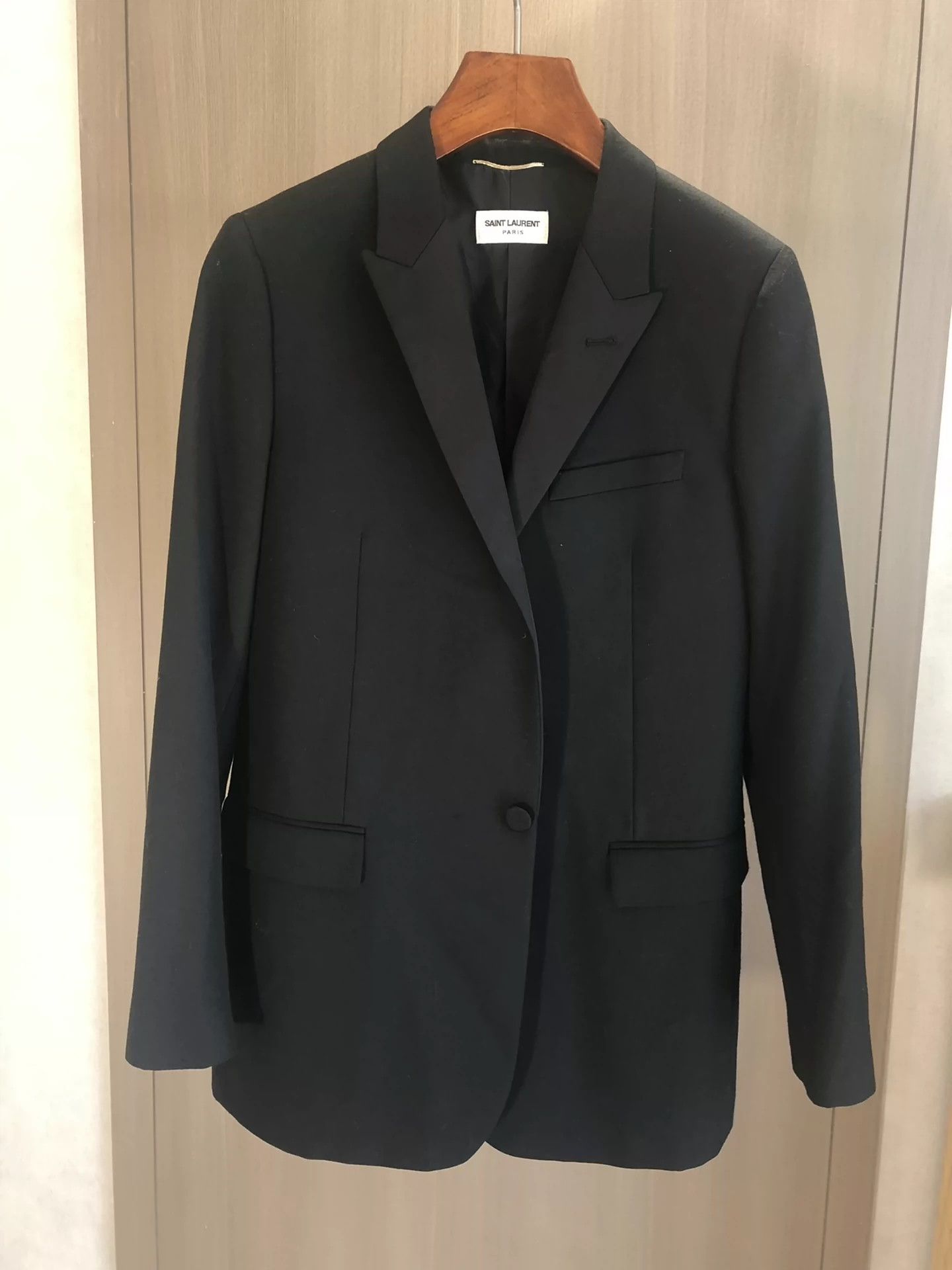 Saint Laurent Paris Saint Laurent Paris Women's black suit jacket Size US L / EU 52-54 / 3 - 1 Thumbnail