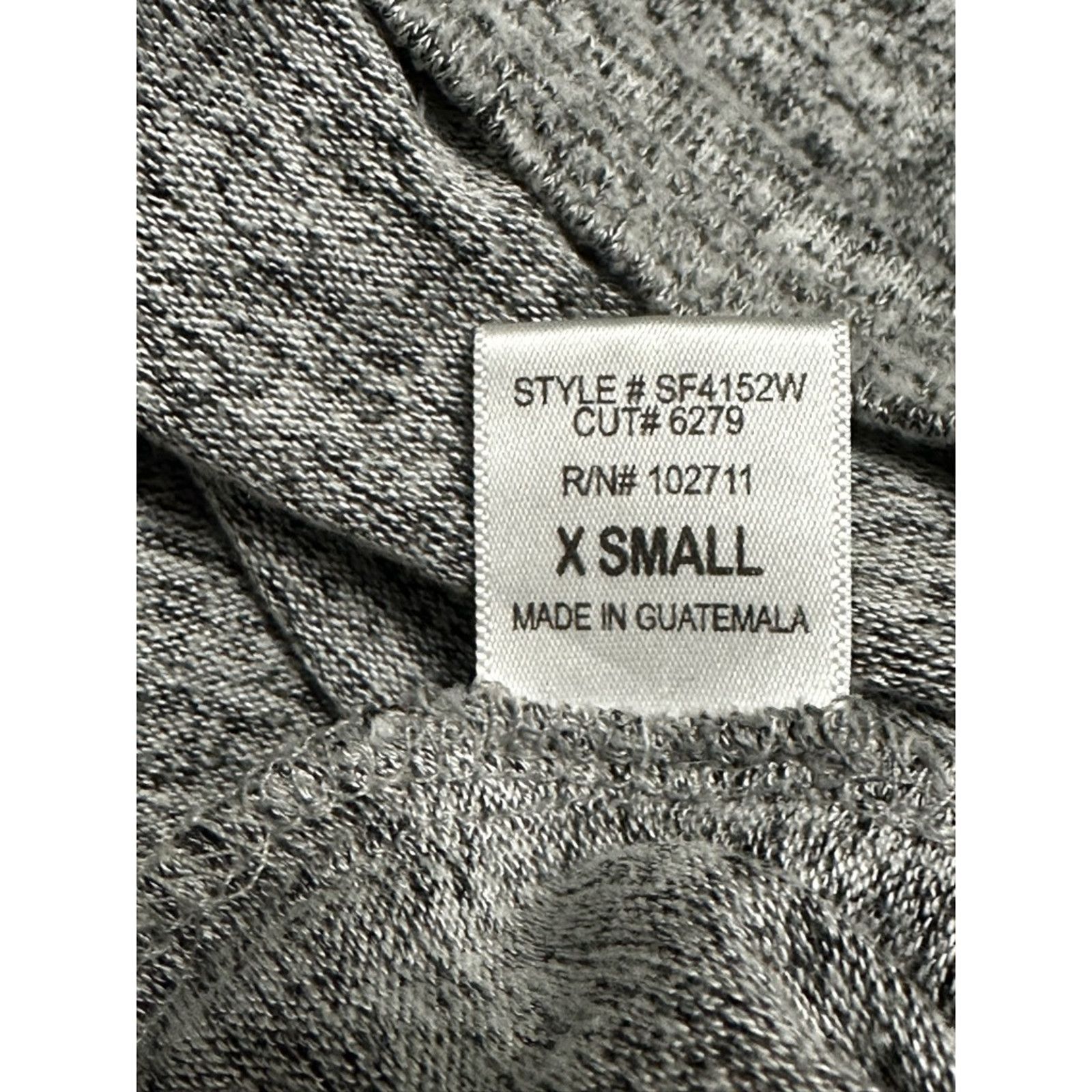 Other Gibson Tunic Top Gray Marled Convertible Neck Hi Low XS New Size XS / US 0-2 / IT 36-38 - 8 Thumbnail