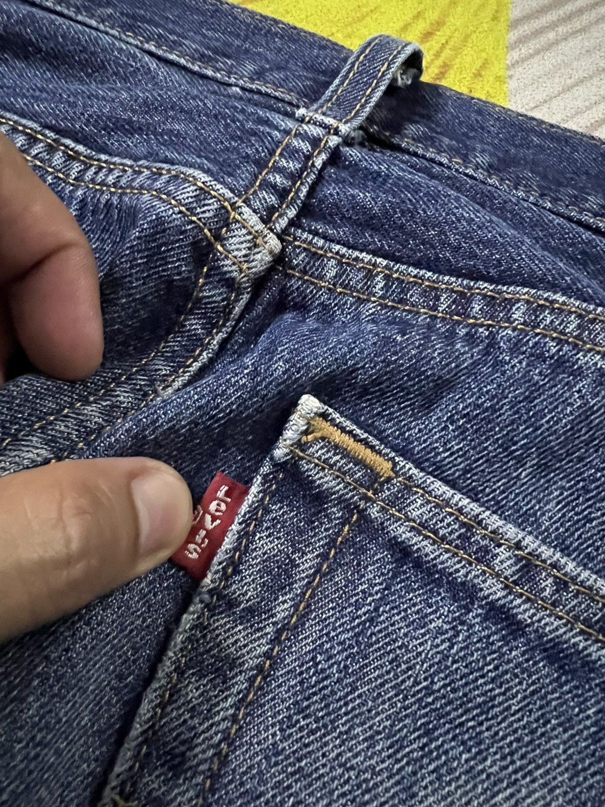 Levi's 💥Rare Vintage Levis 501 Distress Jean Size US 31 - 18 Thumbnail