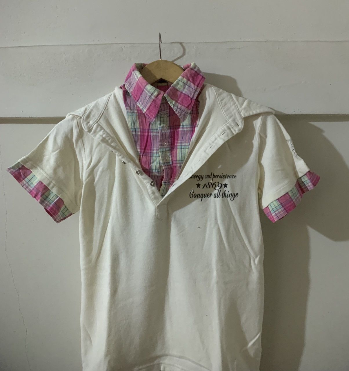 Japanese Brand Japanese Space Opera double layer Raf simons Style tee Shirt Size US S / EU 44-46 / 1 - 7 Thumbnail