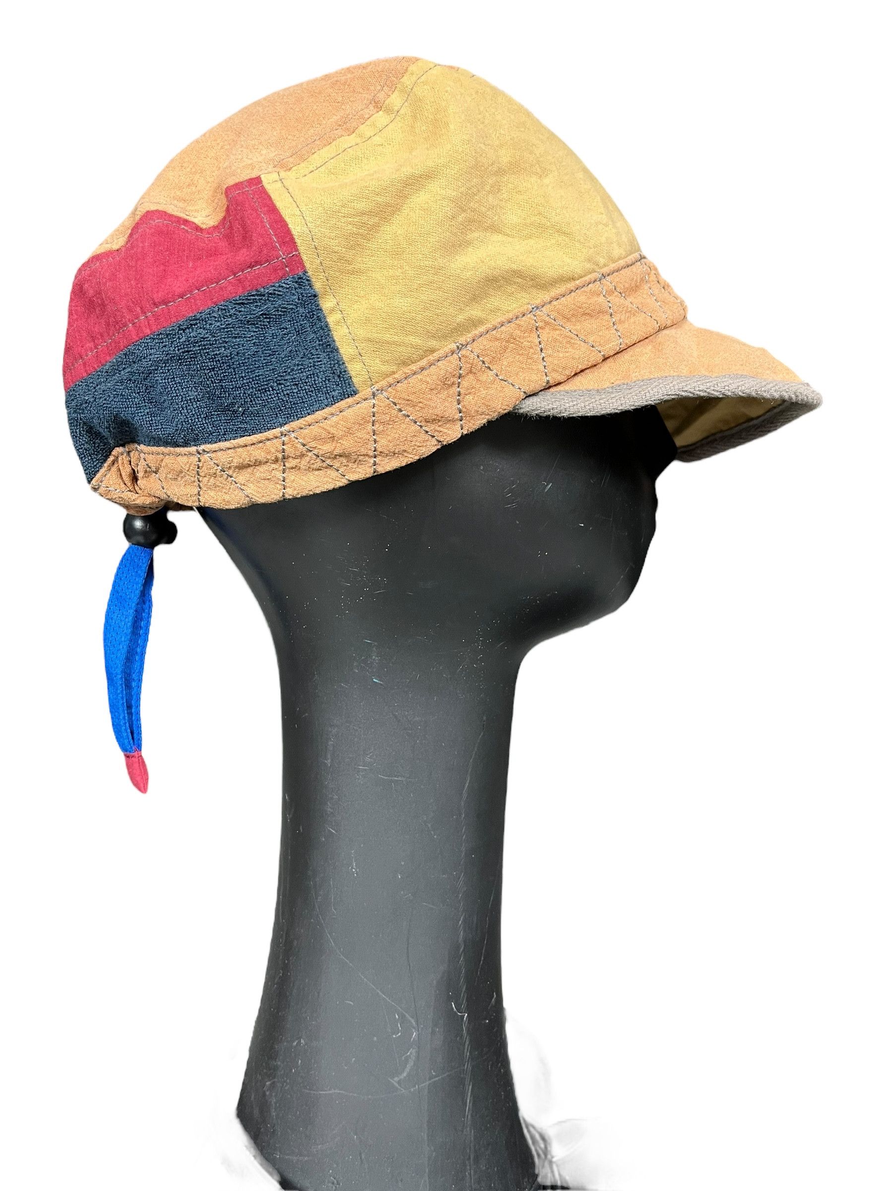 Grace Hats Multi Color Outdoor Drawstring Cap Blend Cotton