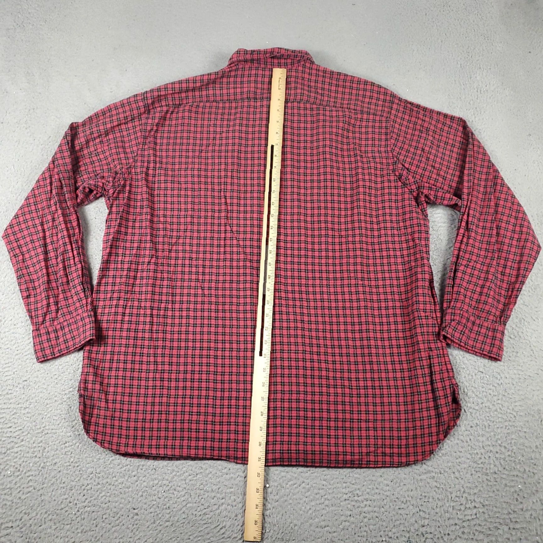 Ralph Lauren Ralph Lauren Shirt Mens XL Red Black Plaid Button-Up Long Sleeve Casual Classic Preppy Button-Down Men XL Red Plaid Size US XL / EU 56 / 4 - 4 Thumbnail