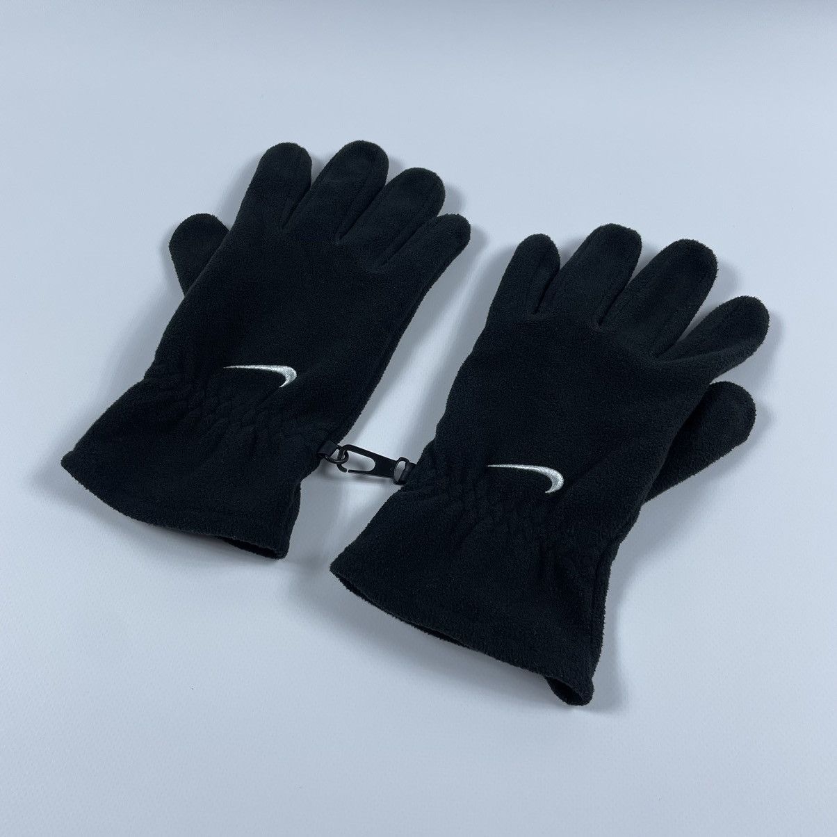 Nike × Vintage Vintage Y2K Nike Fleece Gloves Size L Size ONE SIZE - 3 Thumbnail