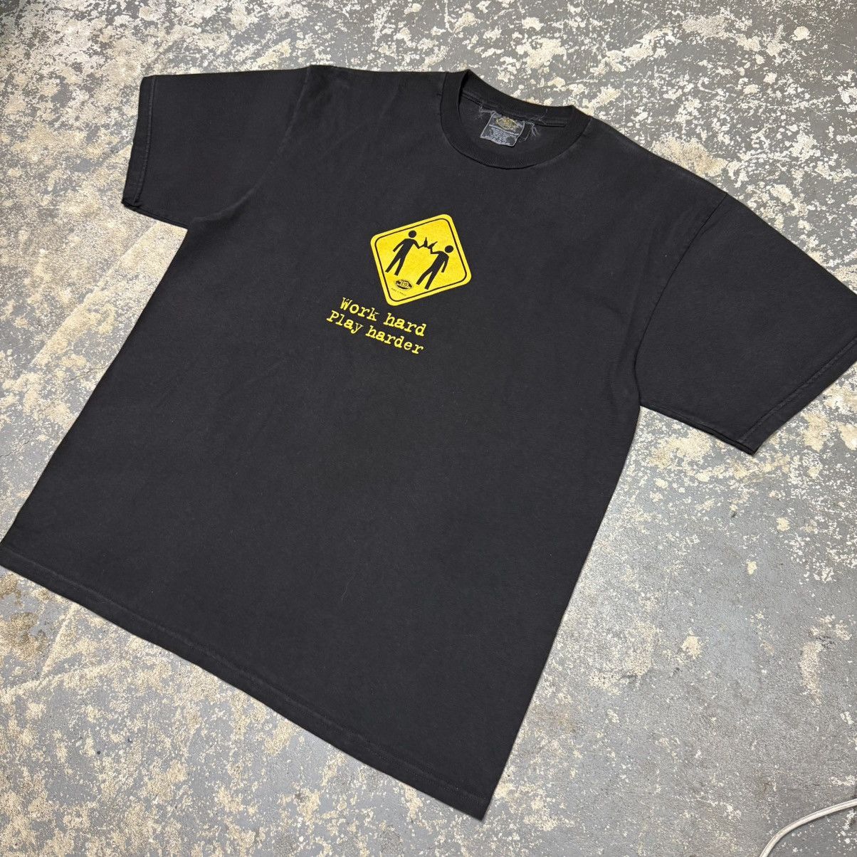 Vintage Vintage Work Hard Play Harder Mikes Hard Lemonade Beer 90s Size US XL / EU 56 / 4 - 9 Thumbnail