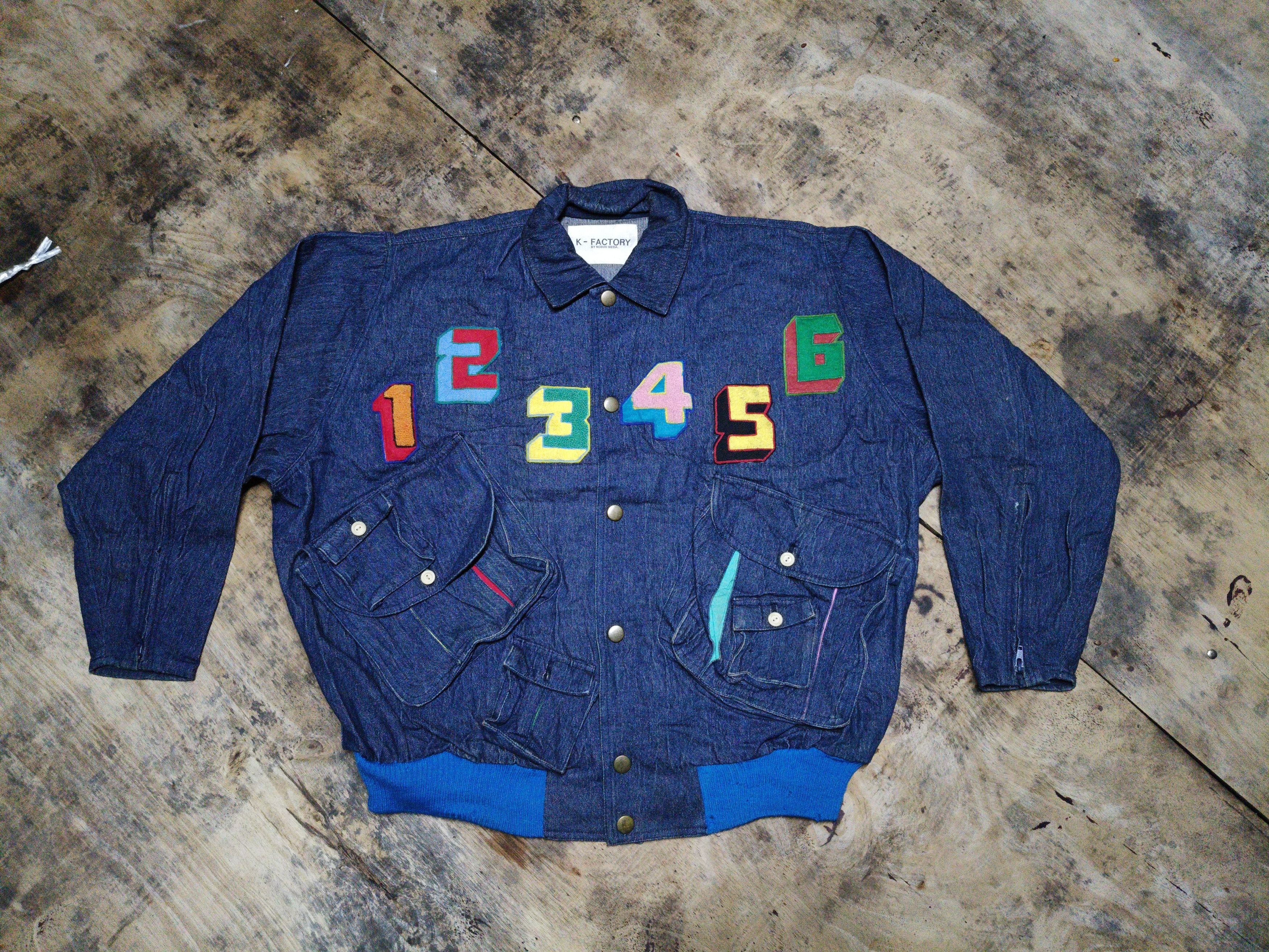 K-Factory Denim Jacket Number Style
