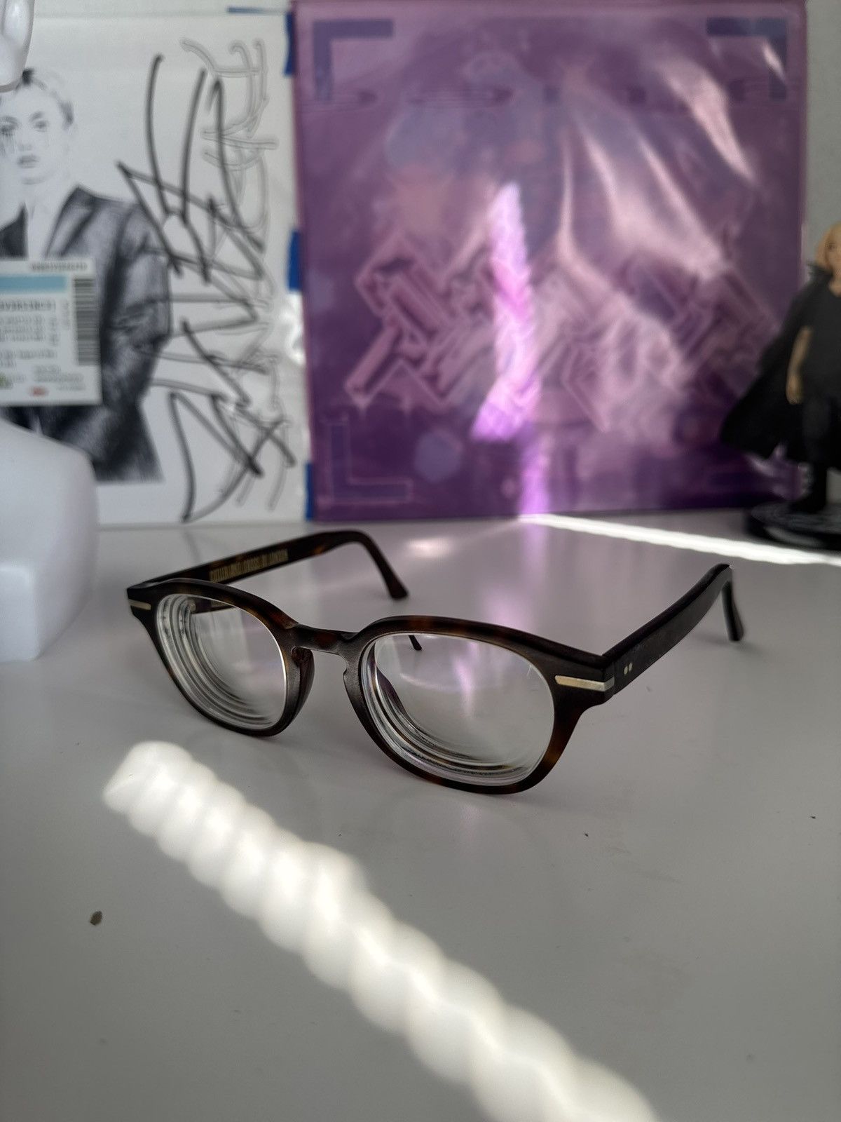 Cutler and Gross Cutler and Gross Handmade in Italy Tortoise Optical Glasses Size ONE SIZE - 10 Thumbnail