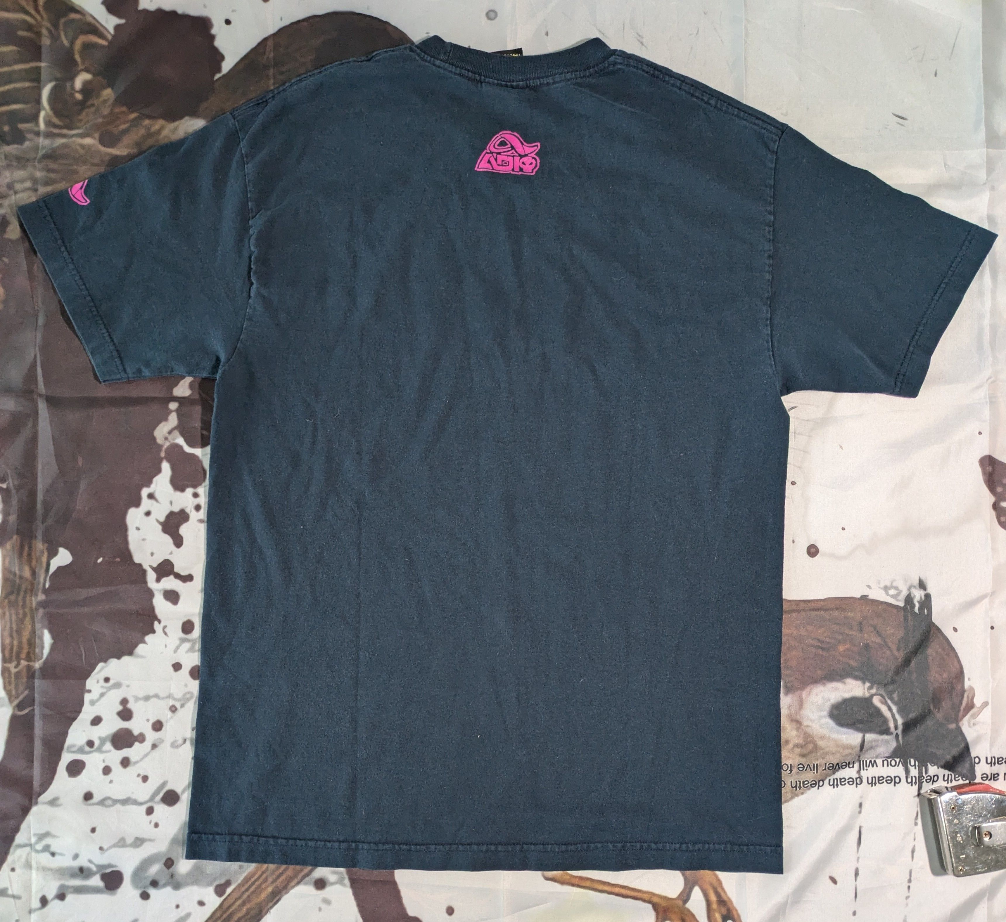 Vintage Adio Skull Logo Tee Size US L / EU 52-54 / 3 - 2 Thumbnail