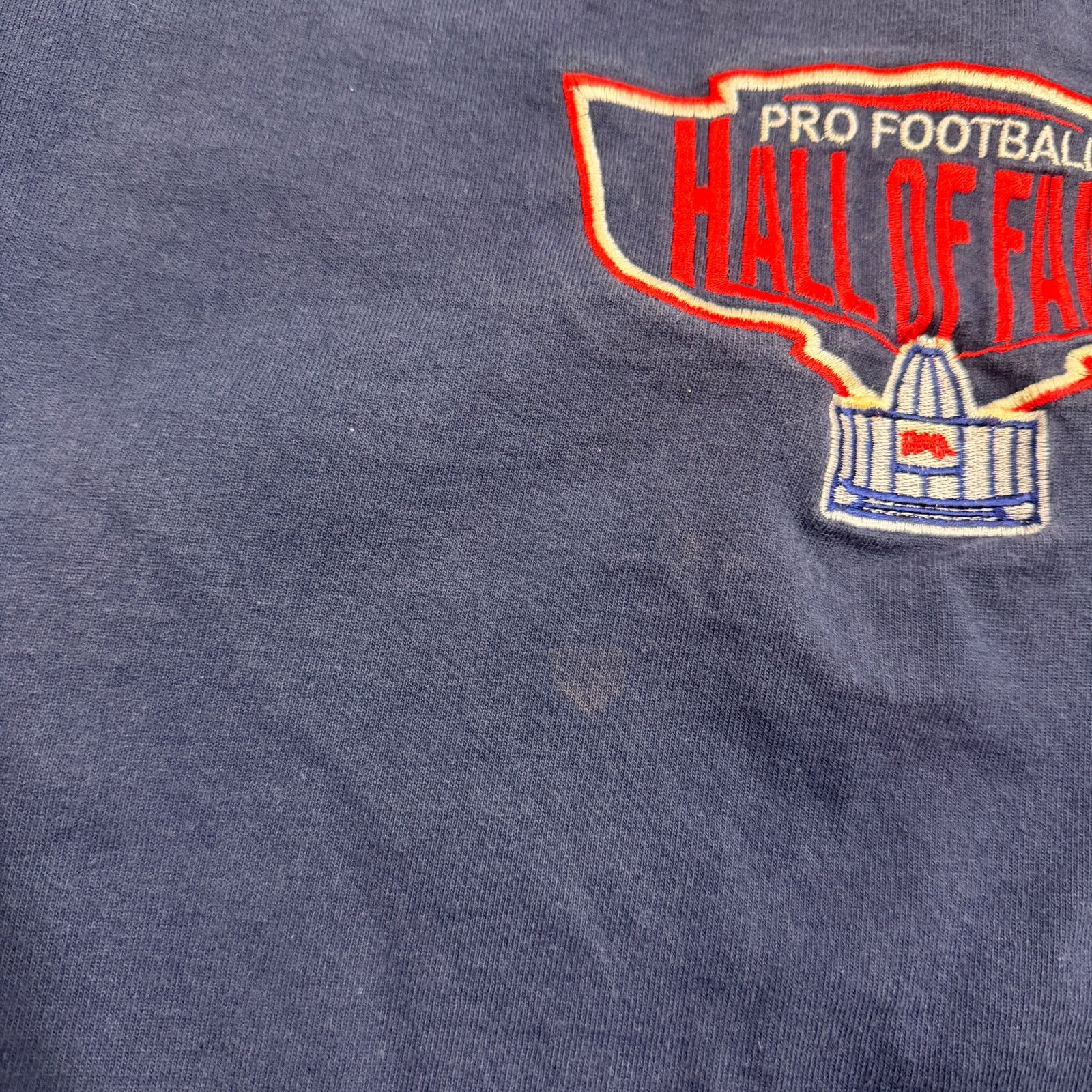 Vintage Vintage Pro Football Hall of Fame Shirt Men's XL Blue 90s Size US XL / EU 56 / 4 - 4 Thumbnail