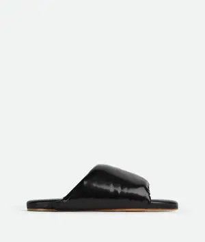 Bottega Veneta o1n1vont0824 Cushion Slides in Black Size US 12 / IT 42 - 1 Thumbnail
