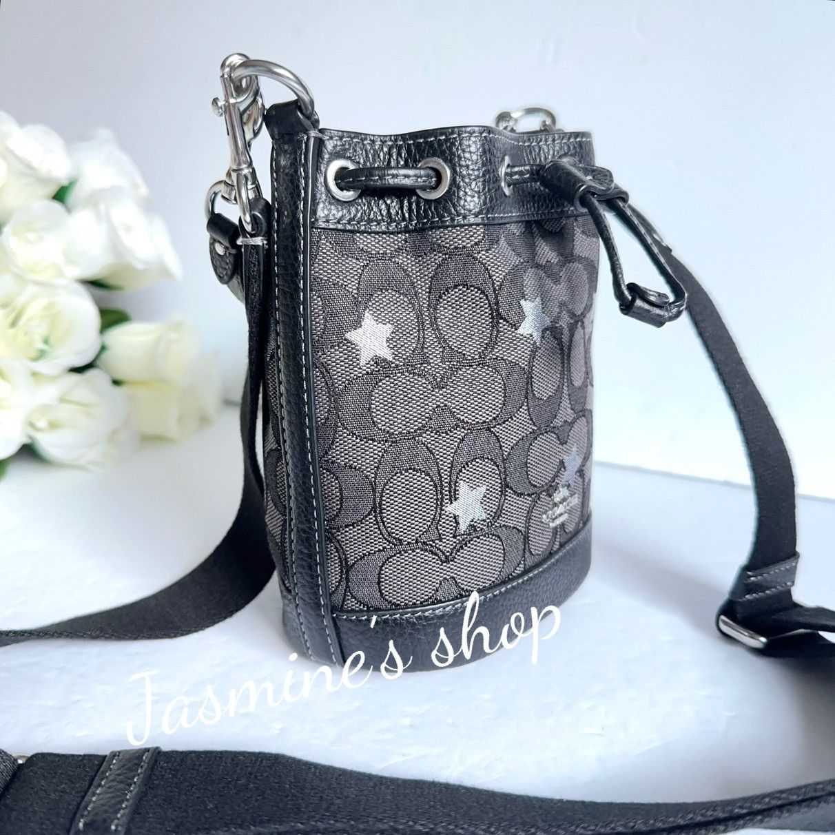 Coach NWT Coach Mini Dempsey Bucket Bag With Star Embroidery cp015 Size ONE SIZE - 4 Thumbnail