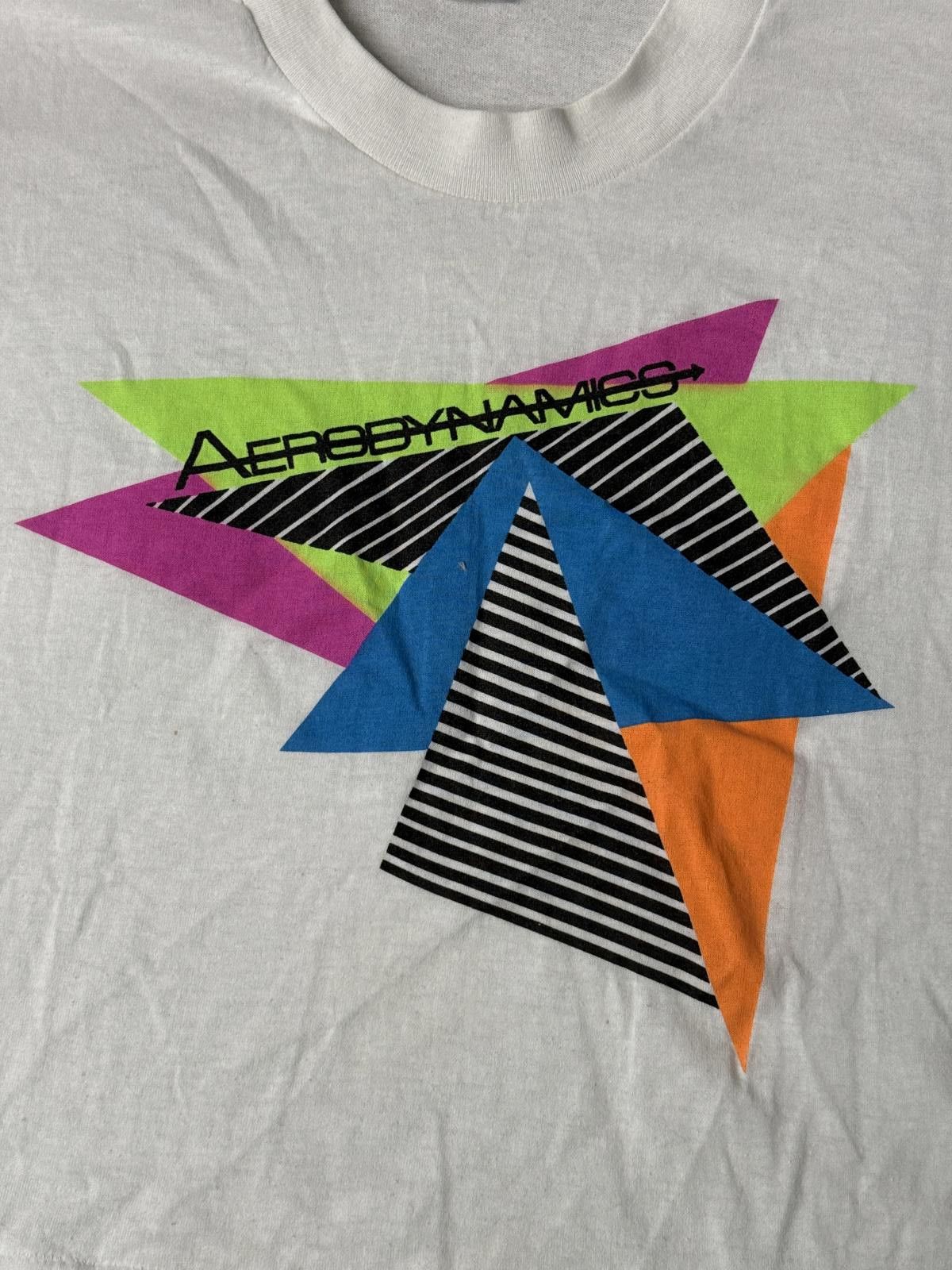Wacko Maria VTG Aerodynamics by Marika 80s Dance Tee Geometric O/S Size ONE SIZE - 3 Thumbnail
