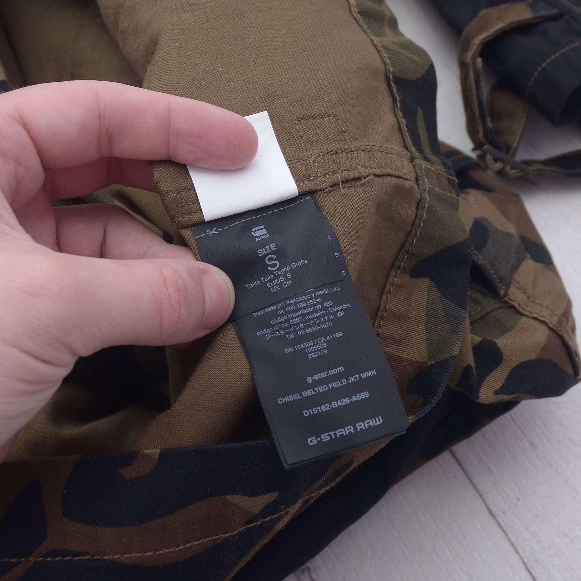 G-Star G-Star Raw Chisel Belted Field Jacket Camo Coat Militari Y2K Size S / US 4 / IT 40 - 11 Thumbnail