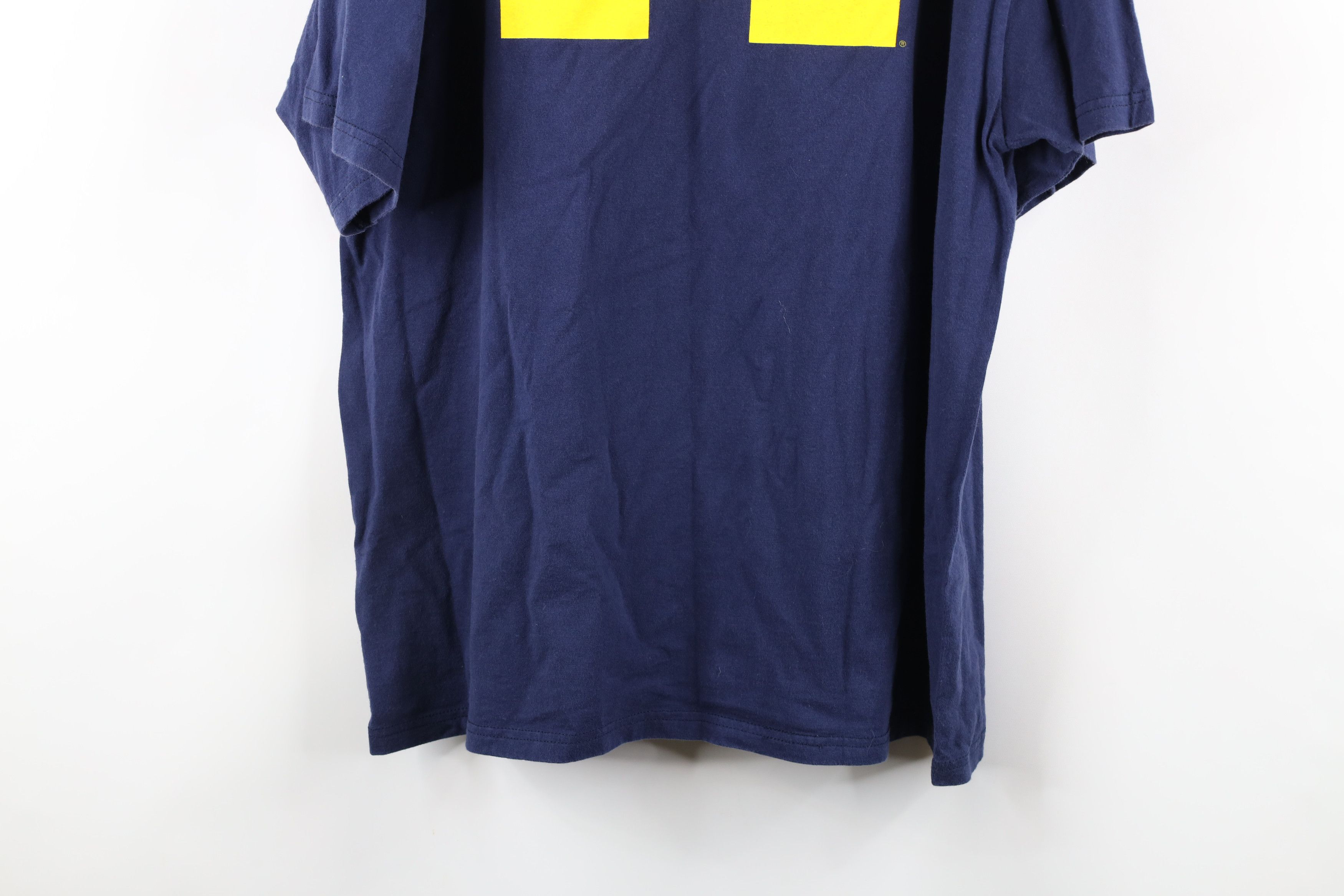 Nike Vintage Nike Swoosh University of Michigan Football T-Shirt Size US L / EU 52-54 / 3 - 9 Thumbnail