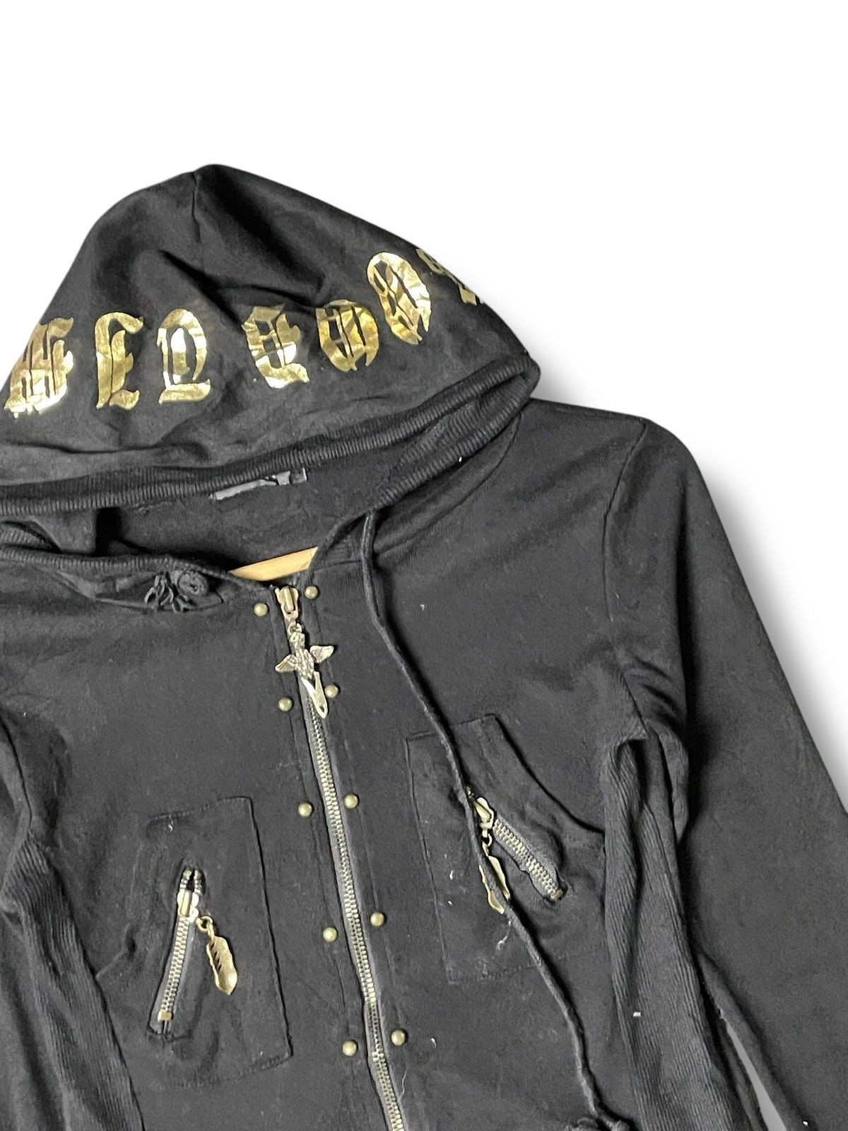If Six Was Nine × Japanese Brand × Le Grande Bleu (L.G.B.) RISKY Brand Full Zipper Hoodie Jacket (65) Size US XXS / EU 40 - 2 Thumbnail
