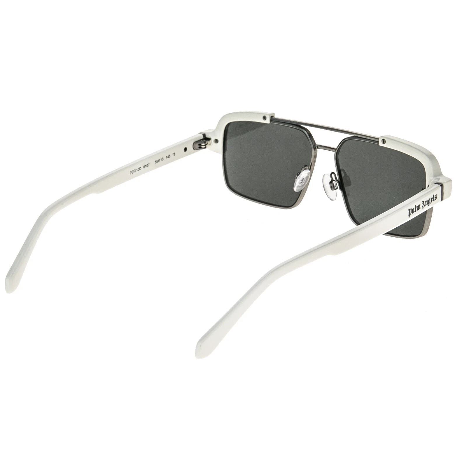 Palm Angels PALM ANGELS PERI10D 10D PANORAMA White Logo Fashion Sunglass Size ONE SIZE - 9 Thumbnail