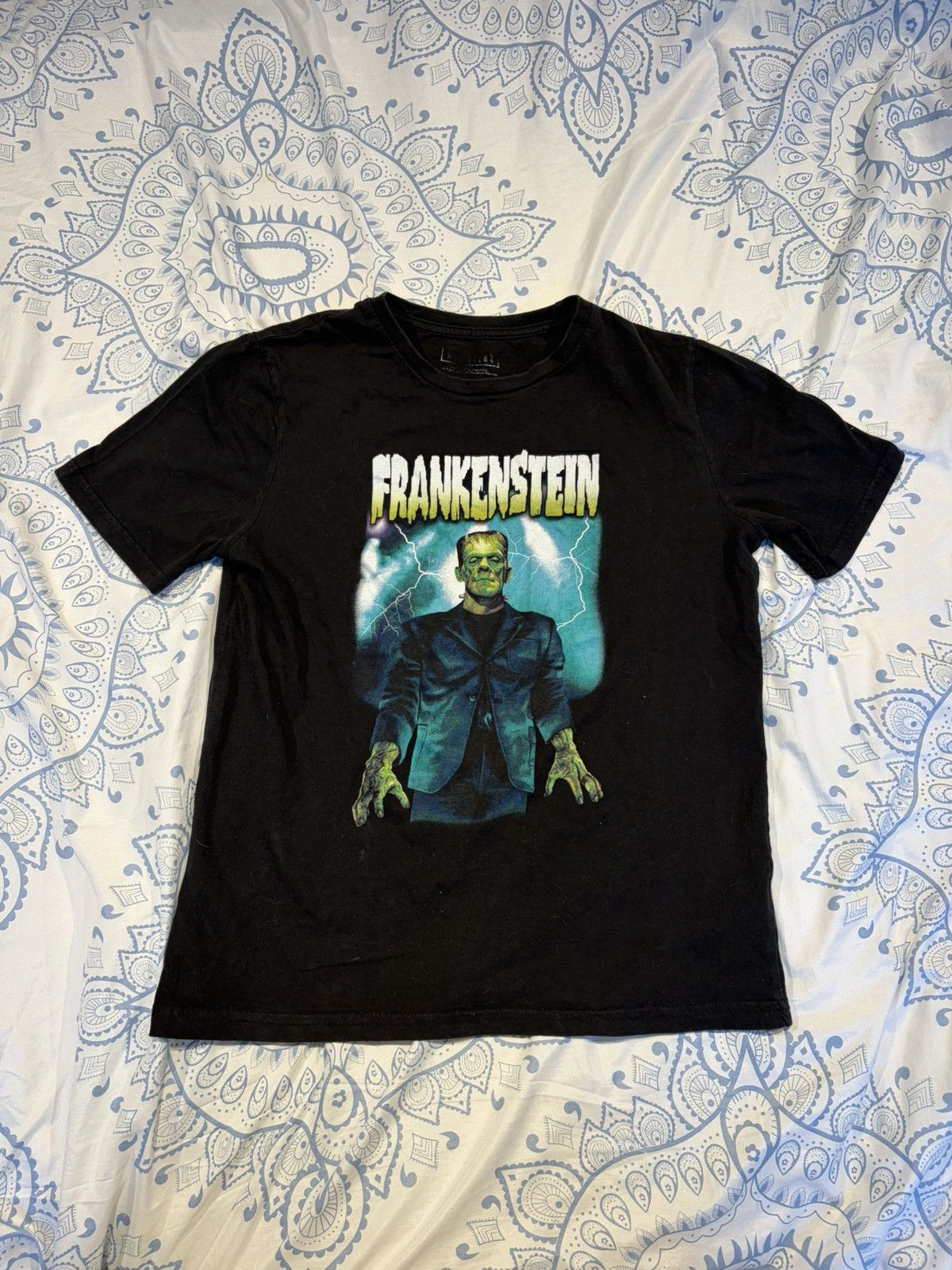 Vintage Frankenstein shirt Small Size US S / EU 44-46 / 1 - 1 Thumbnail