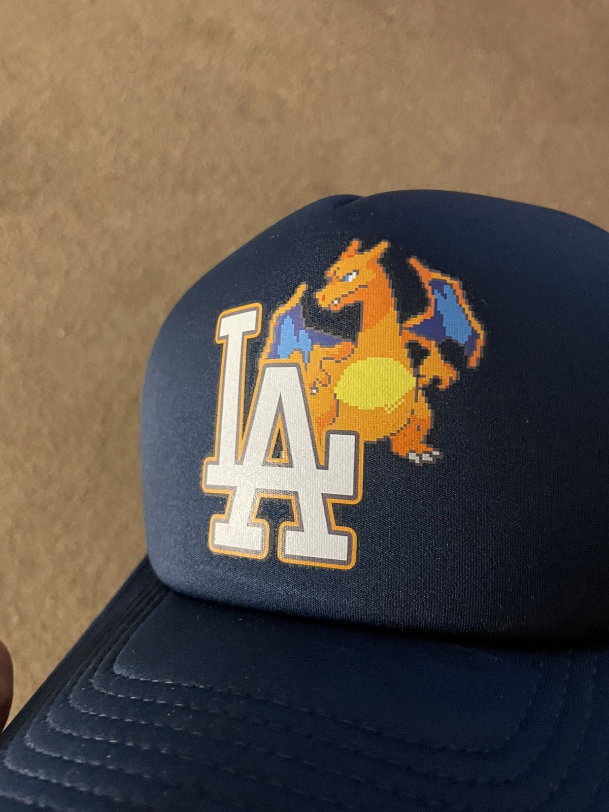 Other Charizard Los Angeles dodgers trucker hat SnapBack Size ONE SIZE - 4 Thumbnail
