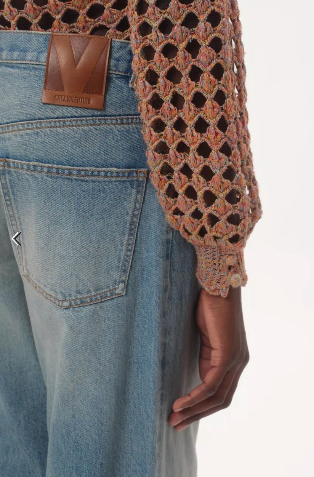 Valentino Valentino Wide Leg Denim Pants Runway Summer 2025 Size US 35 - 16 Thumbnail