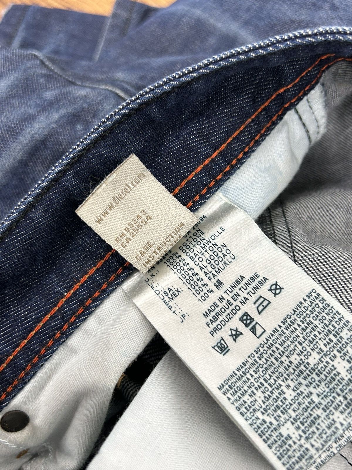 Diesel Diesel Braddom 0806W Regular Slim Carrot Jeans In Size 31/32 Size US 31 - 13 Thumbnail