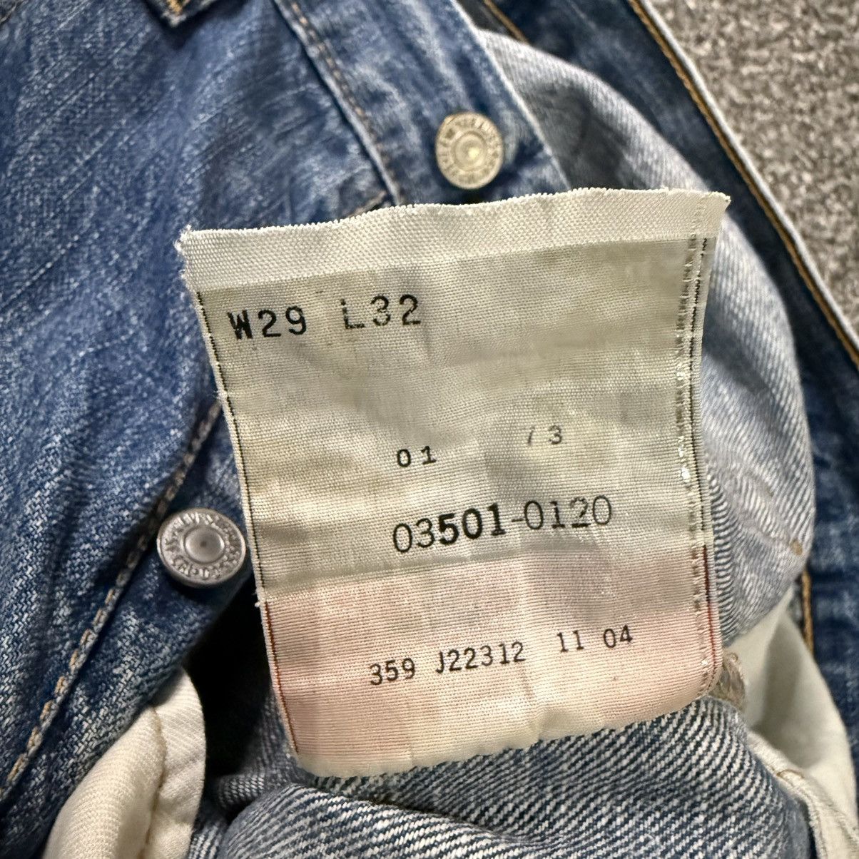 Levi's Vintage Y2K Levis 501 Distressed Aging Denim W29 Size US 29 - 15 Thumbnail
