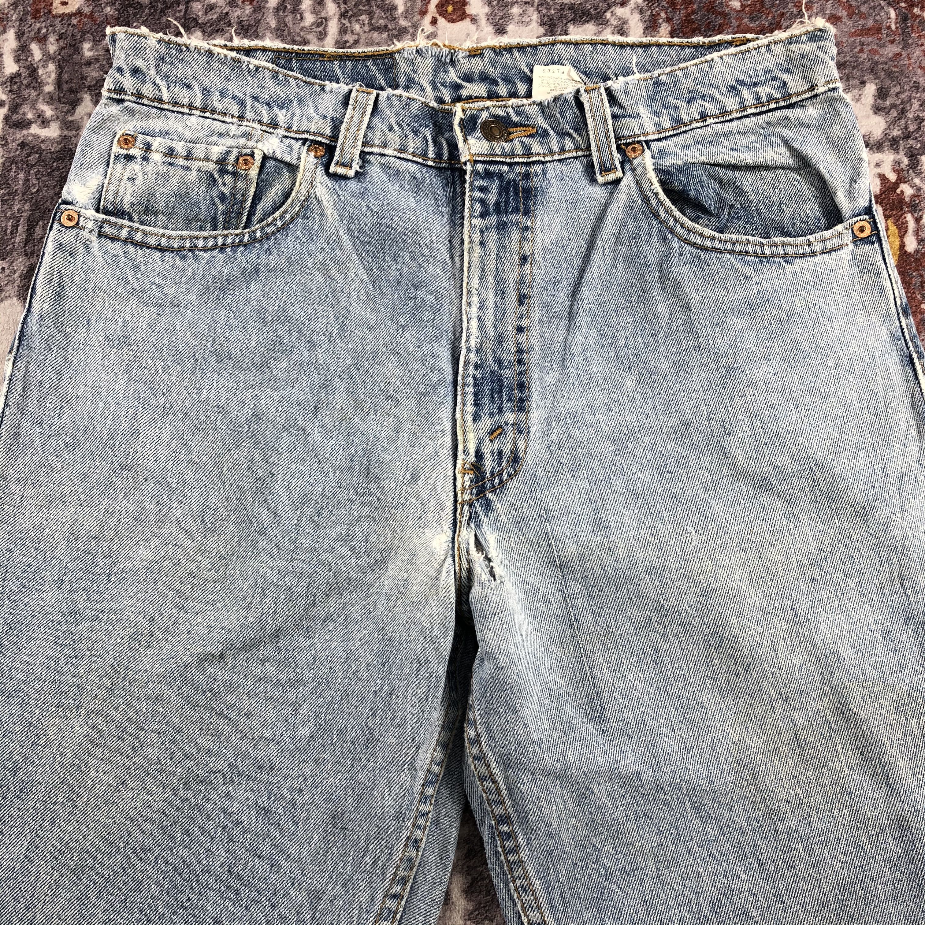 Levi's × Vintage Vintage 90s Light Wash Levis 550 Jeans-JM2606 Size US 33 - 3 Thumbnail