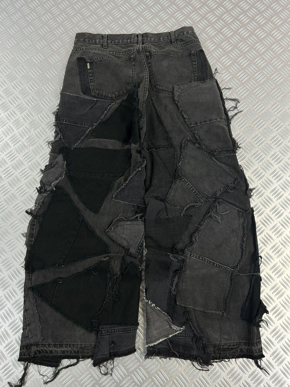 JNCO × Jean Handmade baggy jeans patchwork opium style streetwear Size US 32 / EU 48 - 5 Thumbnail