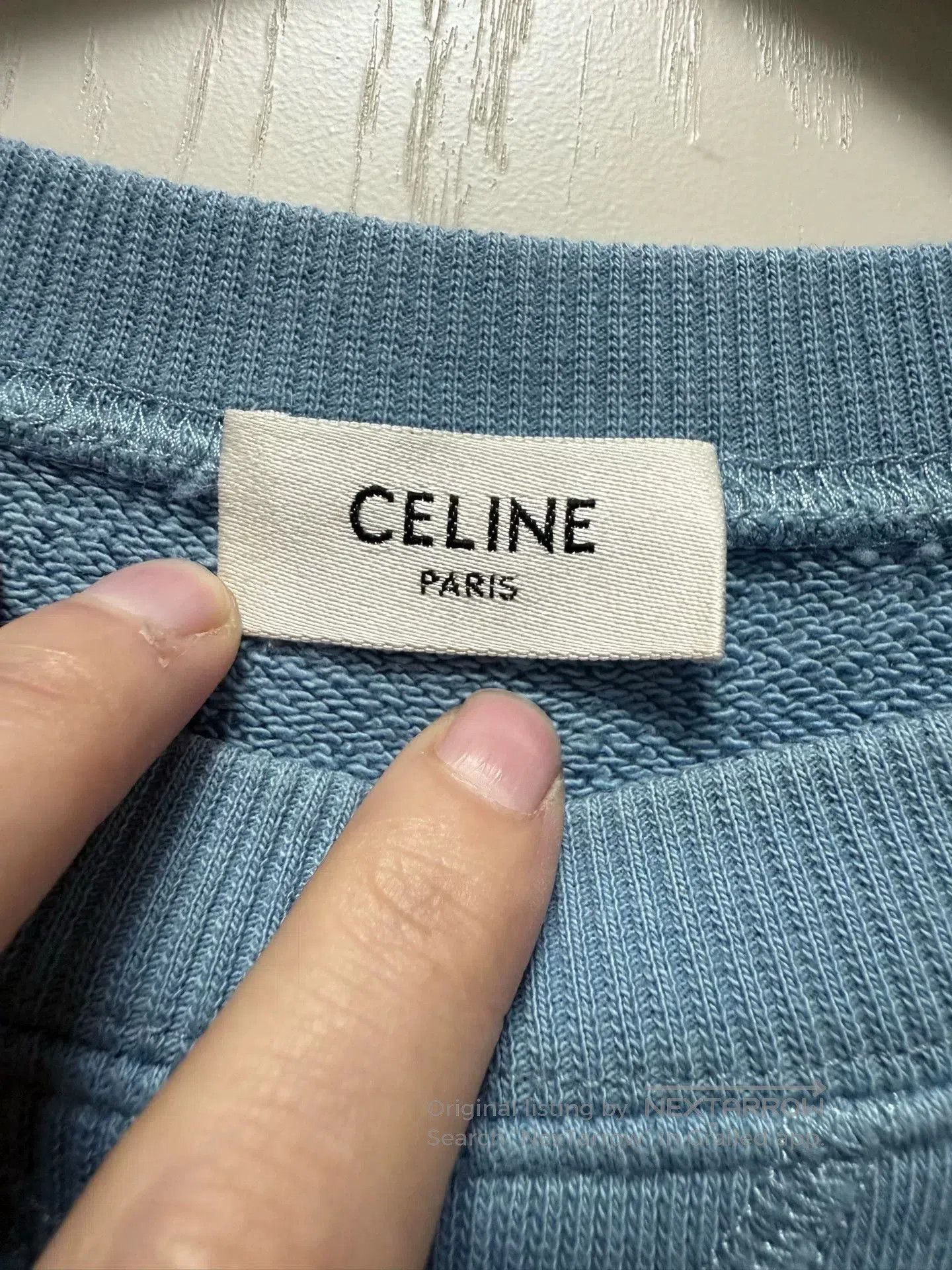 Celine Celine Triomphe Logo Pullover Sweatshirt. Size S / US 4 / IT 40 - 4 Thumbnail