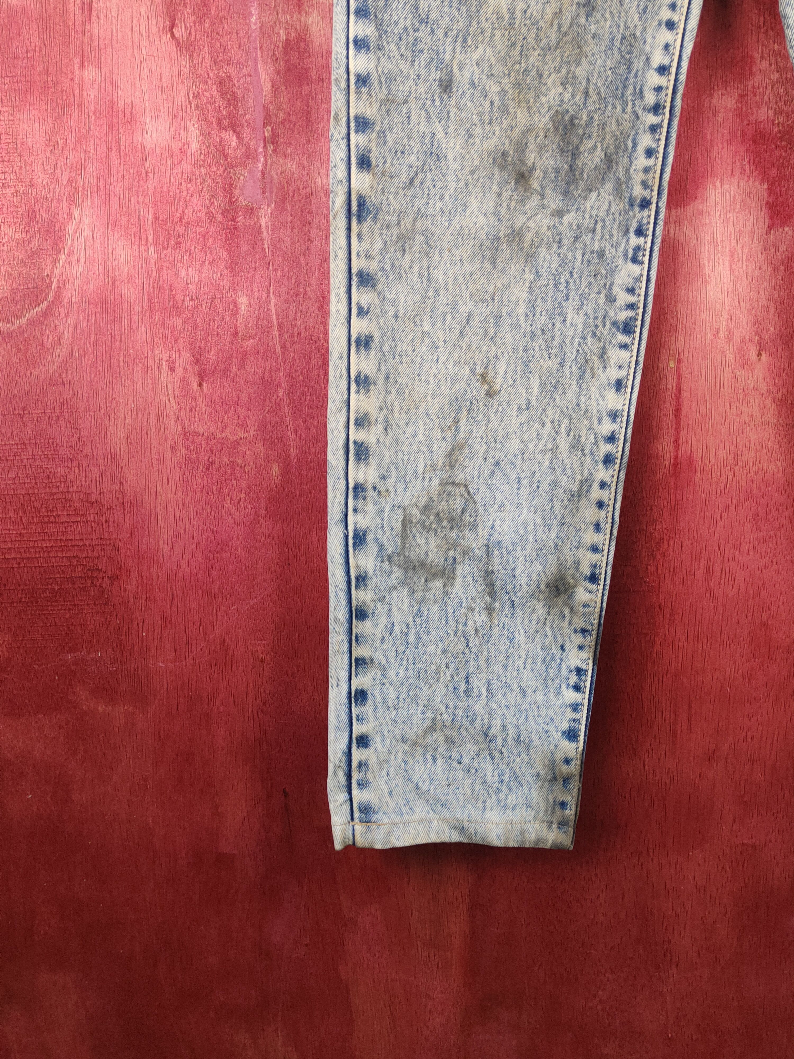 Edwin Edwin Blue Faded Distressed Ripped Jeans #S2360 Size US 27 - 4 Thumbnail