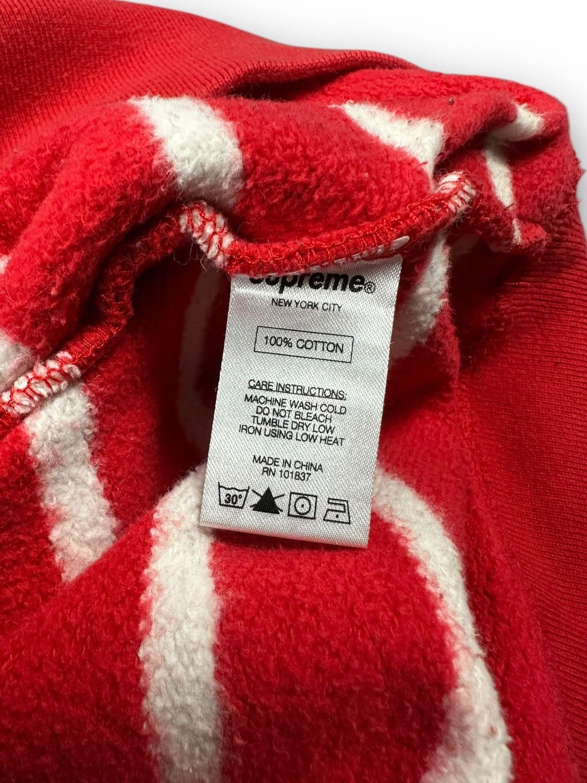 Supreme Supreme Stripped Half Zip F/W 16 Sweater Size US L / EU 52-54 / 3 - 6 Thumbnail