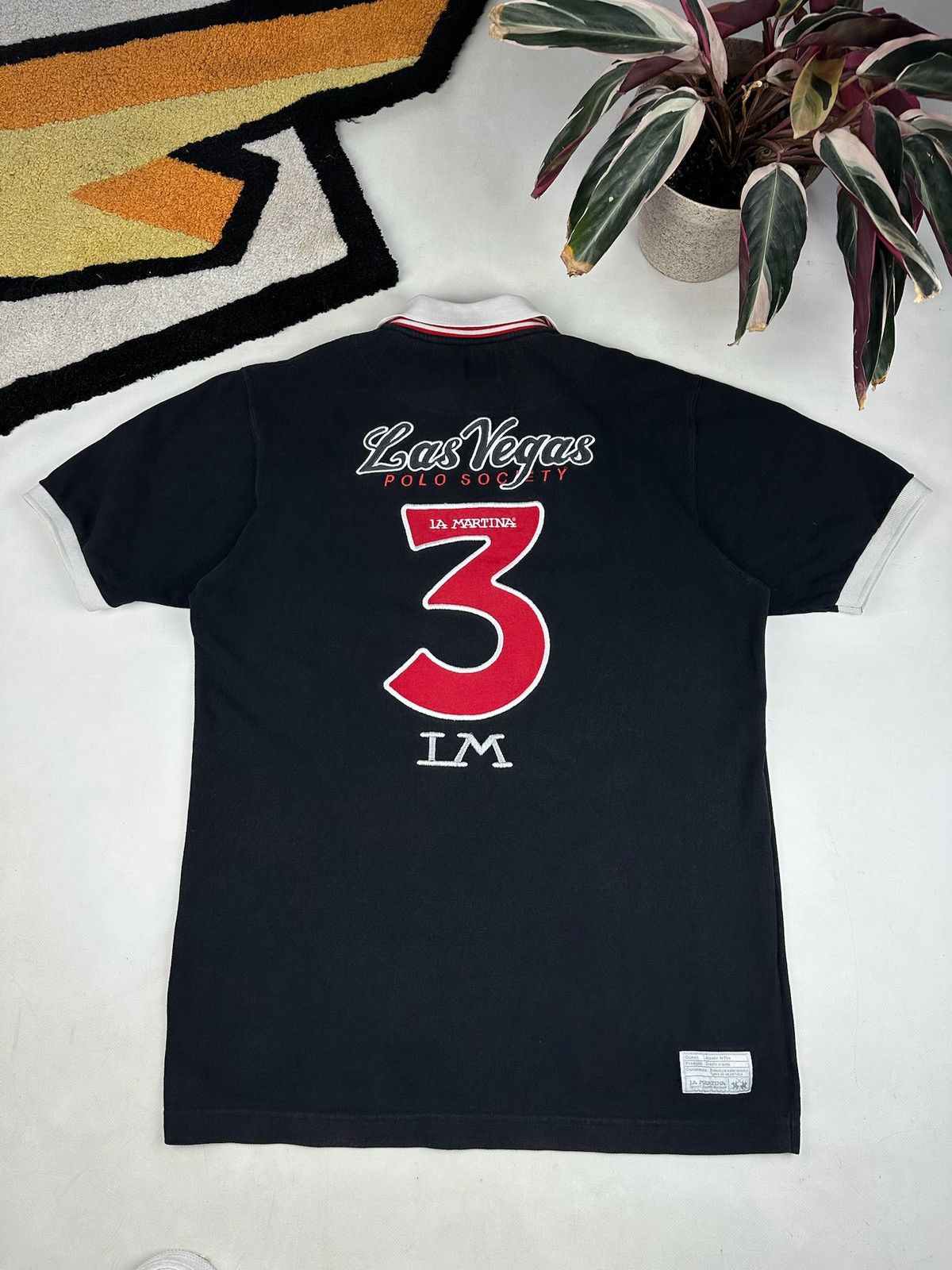 La Martina × Vintage Vintage La Martina Polo T-Shirt Las Vegas rare Size US XXL / EU 58 / 5 - 2 Thumbnail