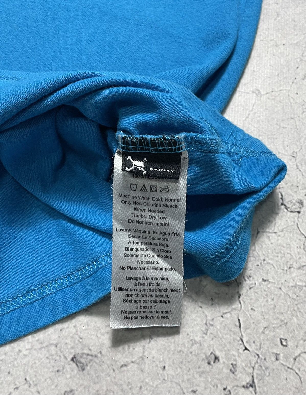 Japanese Brand × Oakley × Vintage Oakley Big Logo T-Shirt Blue Size US XL / EU 56 / 4 - 8 Thumbnail