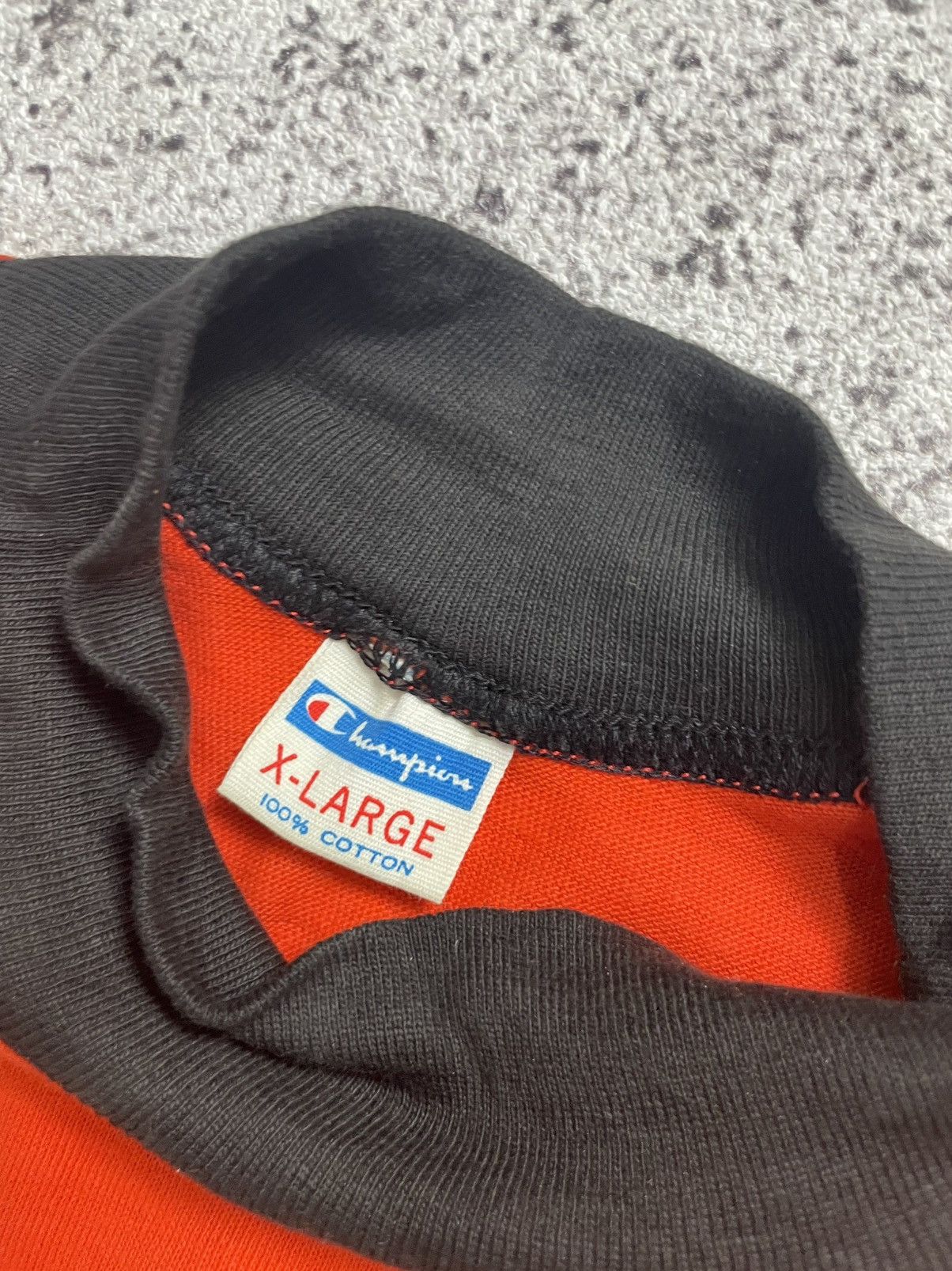 Champion Vintage 70s Champion Lewis Clark logo fitted ring tee tshirt Size US XL / EU 56 / 4 - 4 Thumbnail