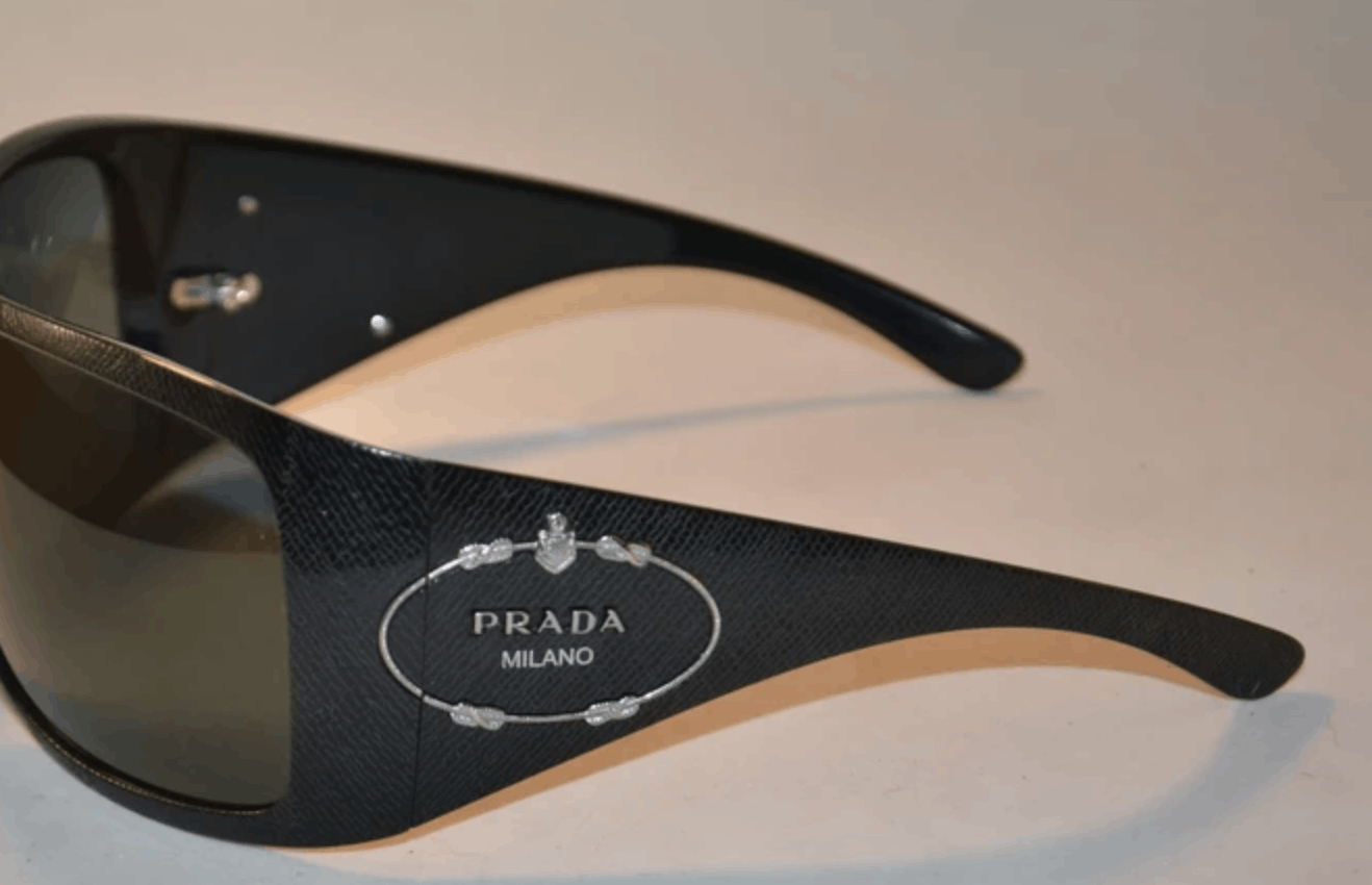 Prada PRADA Sunglasses SPR 05H Sport Red Tab Shield Mask Star Size ONE SIZE - 3 Thumbnail