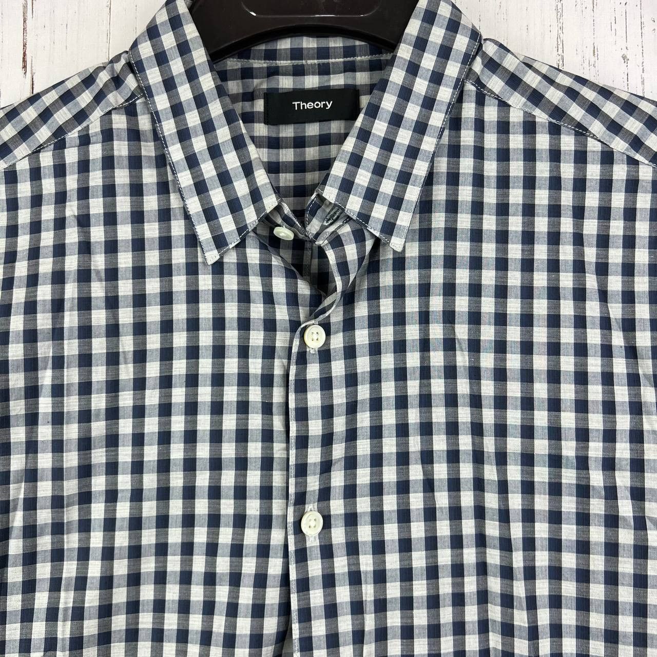 Theory Theory Medium Plaid Long Sleeve Button Down Shirt Men Cotton Size US M / EU 48-50 / 2 - 3 Thumbnail
